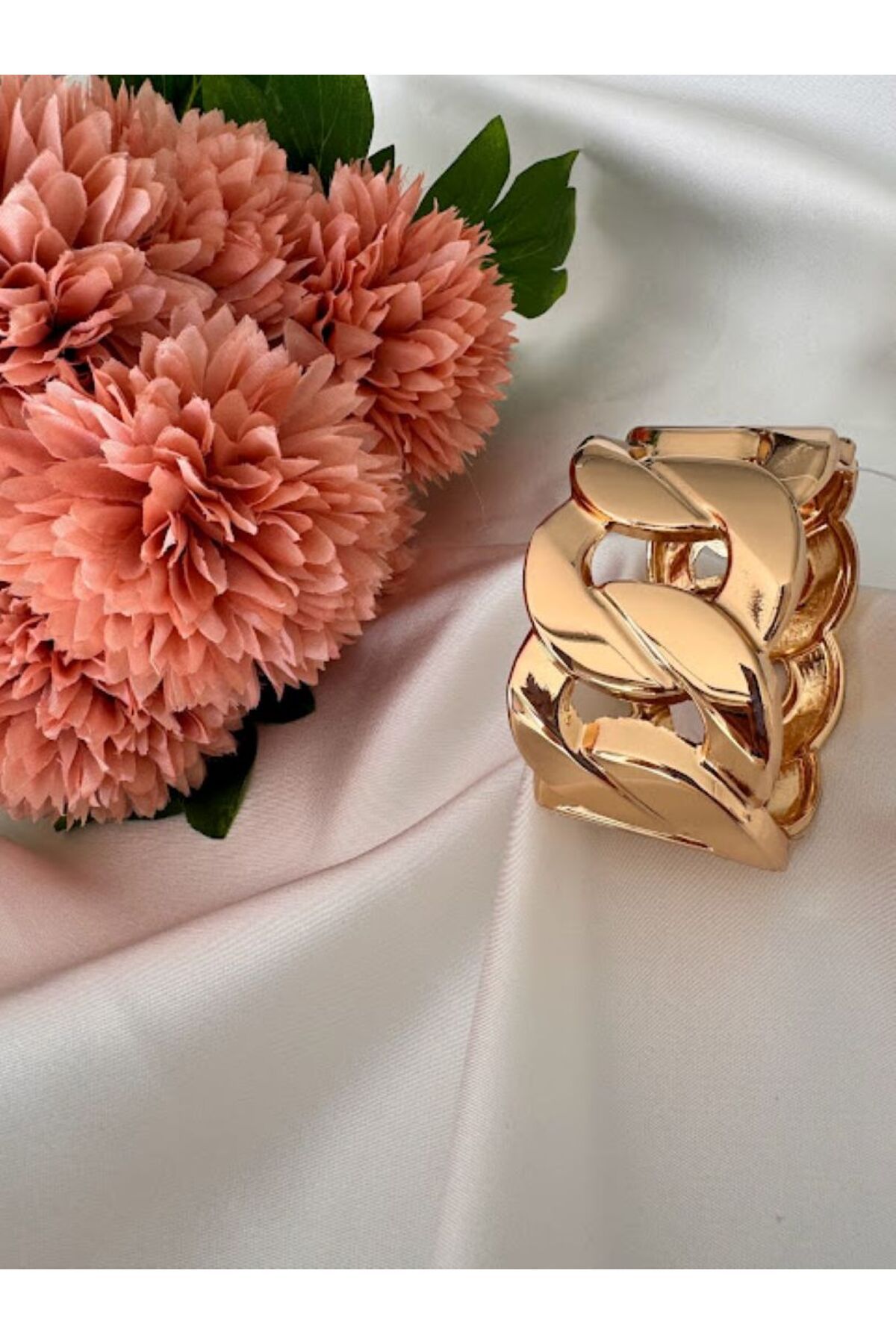 simy accessories Vip Seri ÖRGÜ KALIN KELEPÇE rose gold