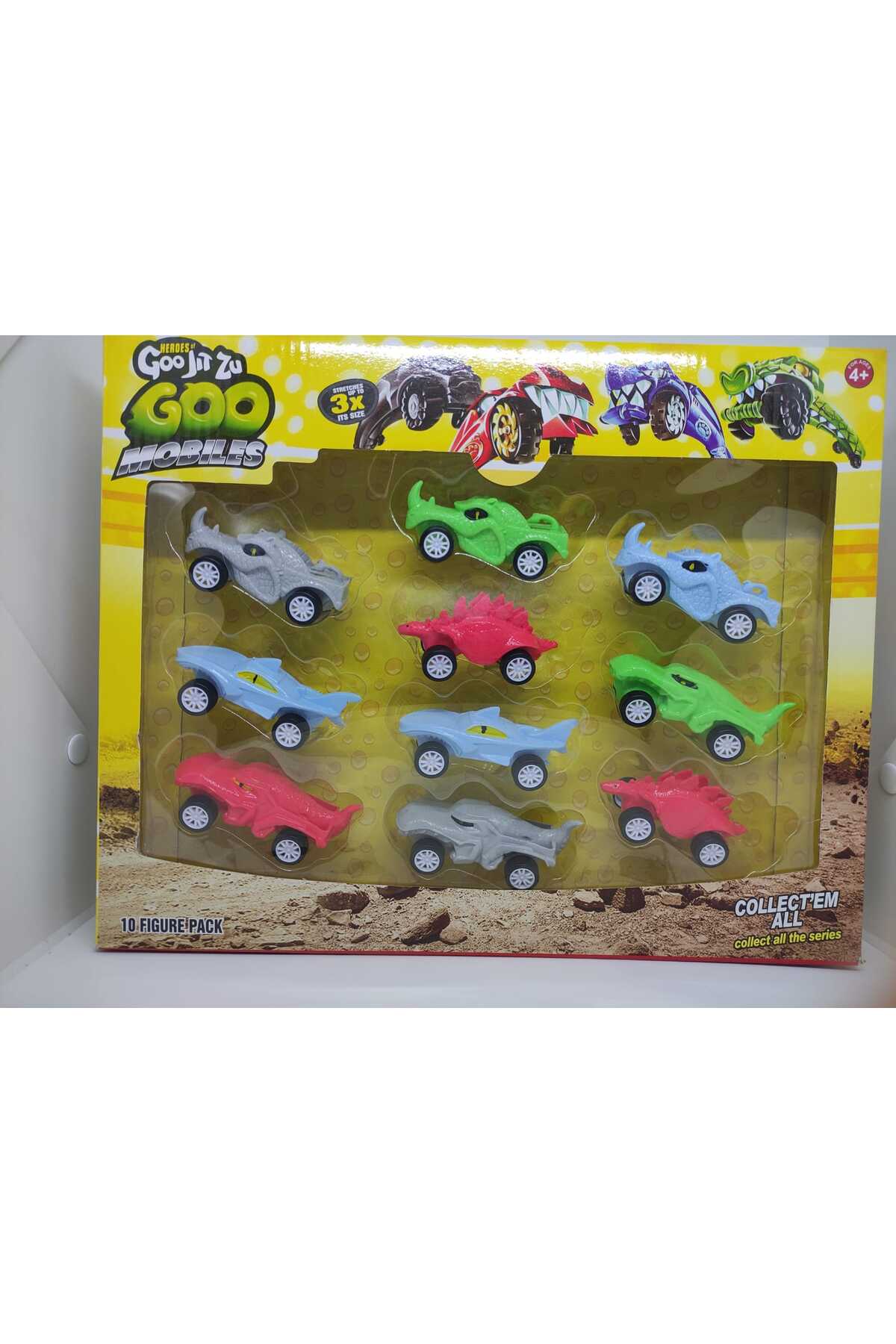 yummy.U  goo jit zu シリーズ セット admay 10'lu Goo Jit Zu Kahramanlar Derin Collect'em All Elastik