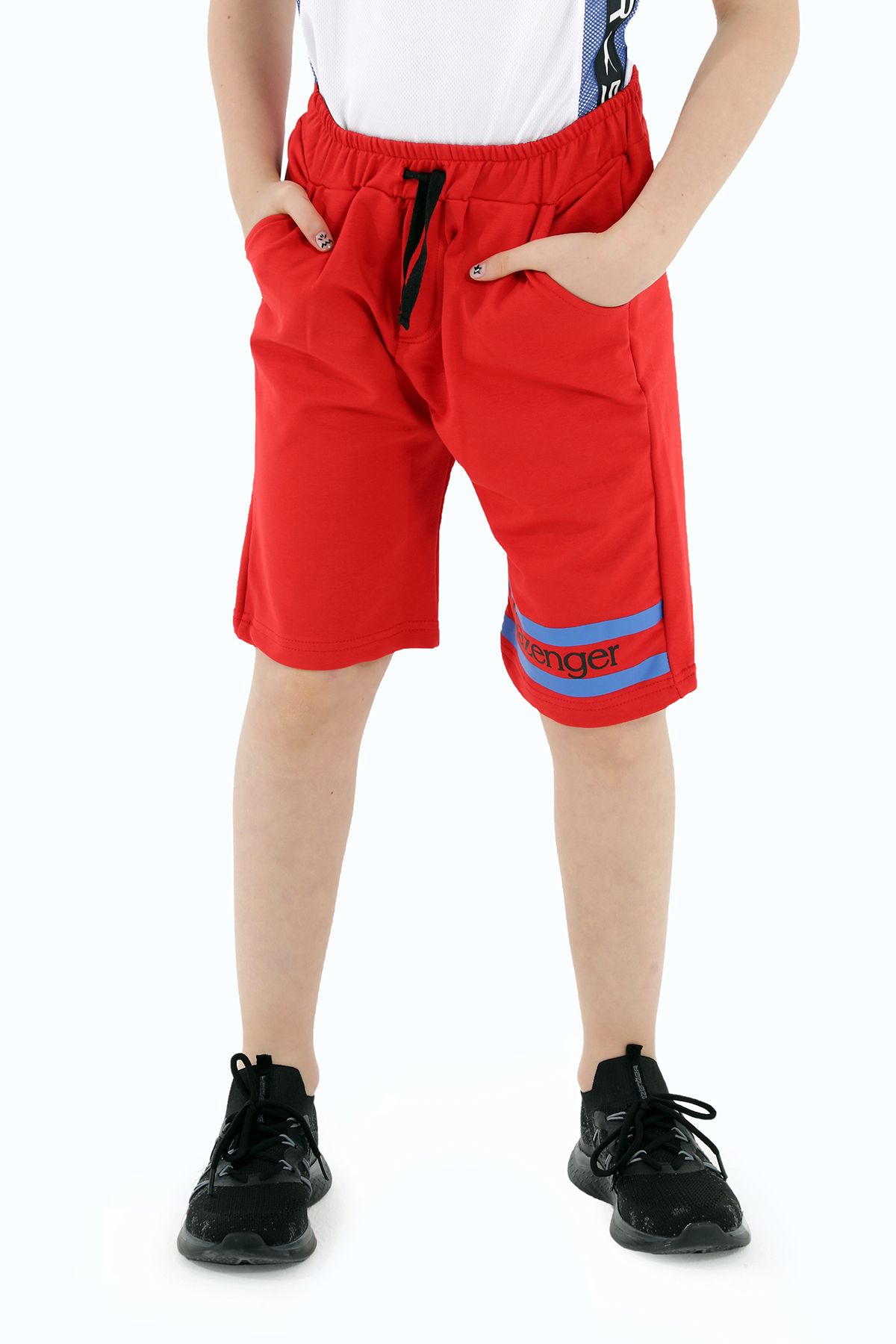 Slazenger-Paulien Boys' Shorts Red 2