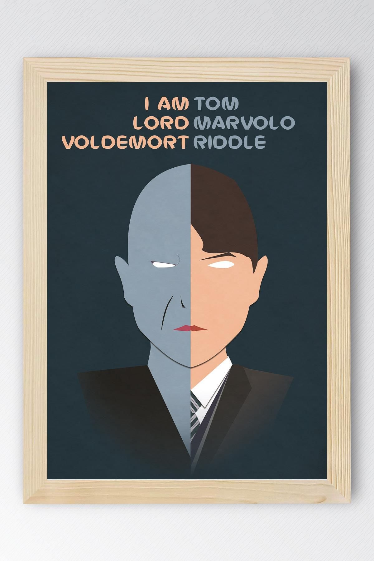 Saturn Harry Potter Lord Voldemort Çerçeveli Tablo - Film Posteri Tablo