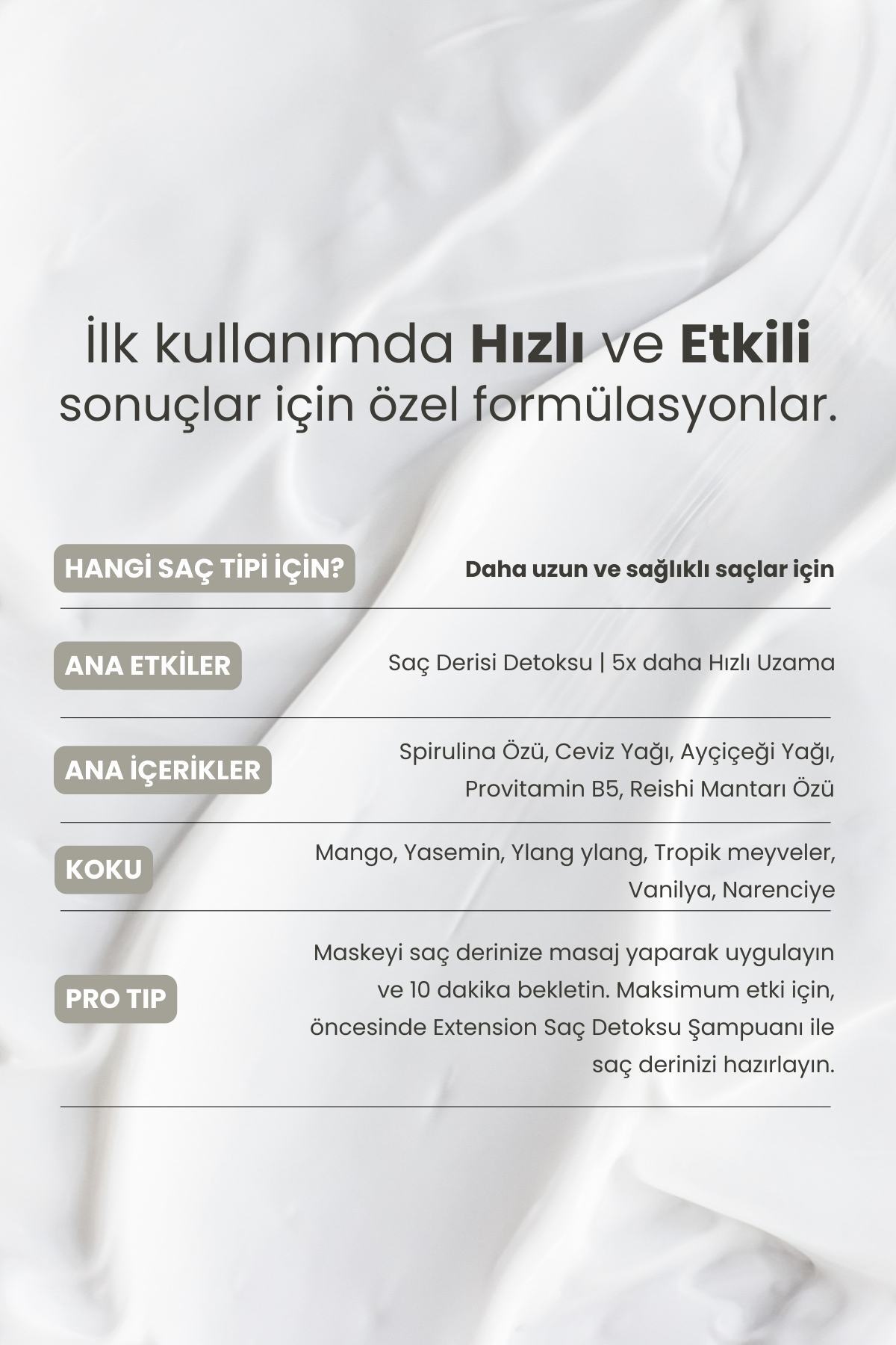 Hızlı Uzama Etkili Ve Güçlendirici Saç Bakım Seti — 86992118356373 — تصویر 5 از 6