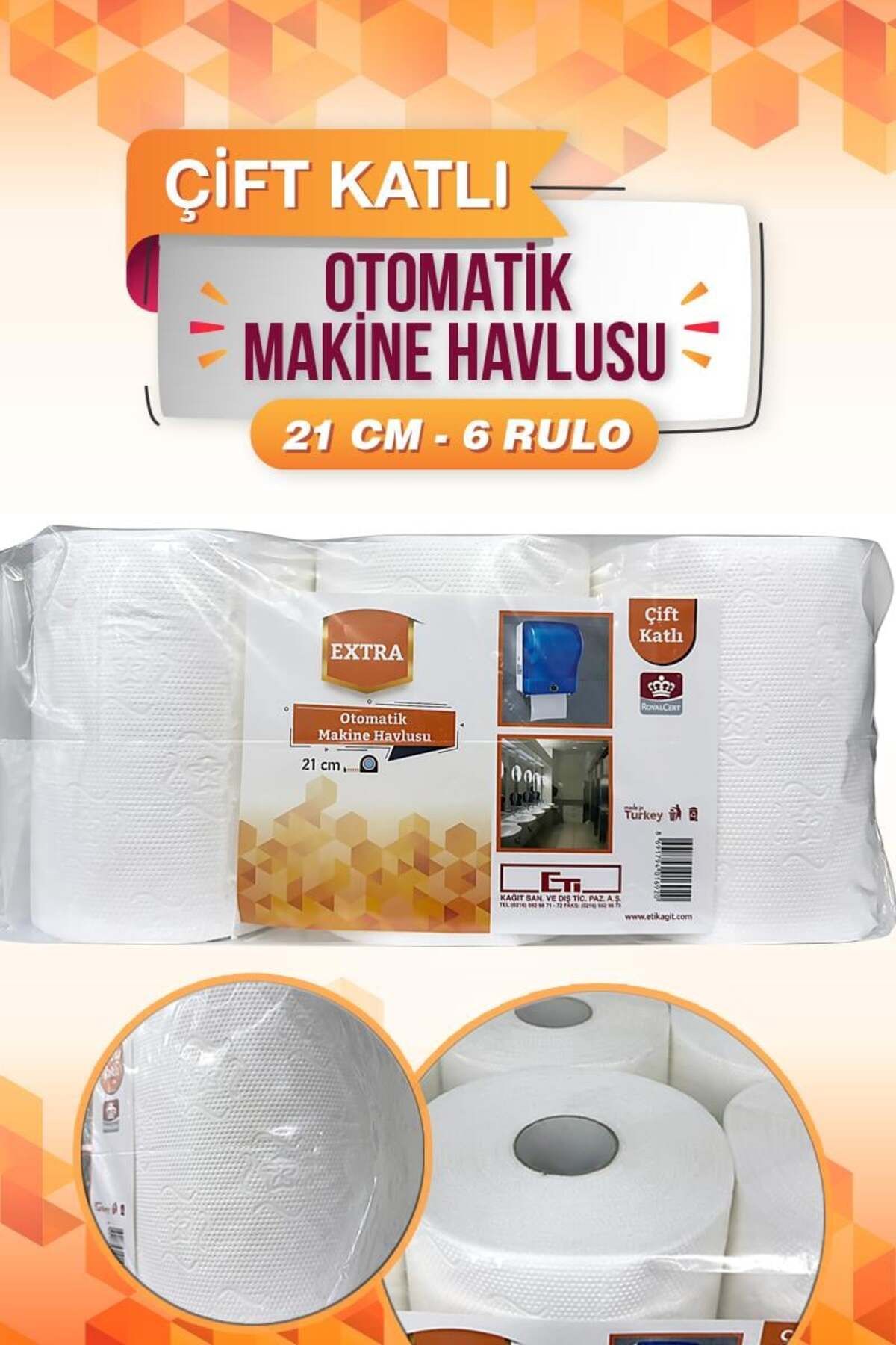 Ermet Extra Otomatij Makine Havlusu 21 CM