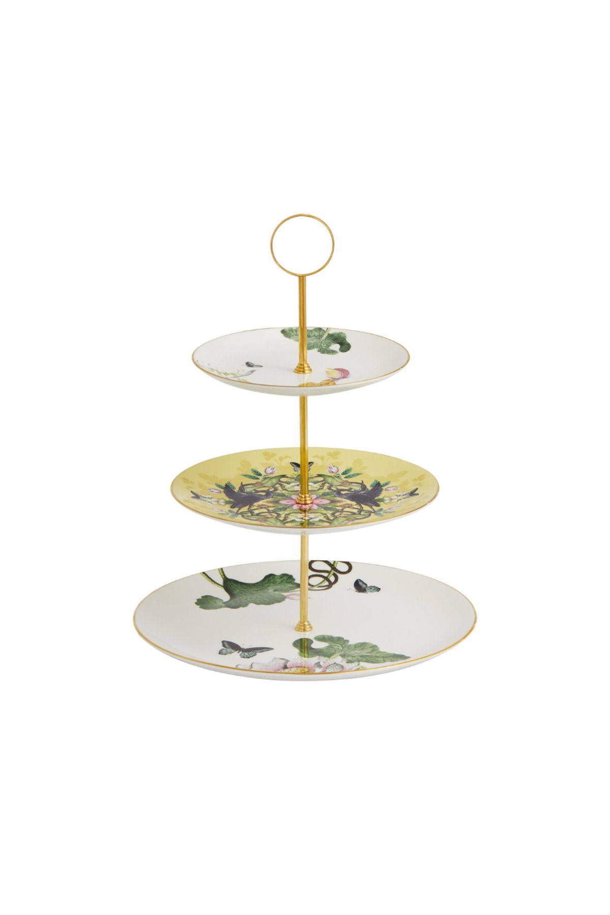 Wedgwood Wonderlust Waterlily 3 Katlı Pasta Standı