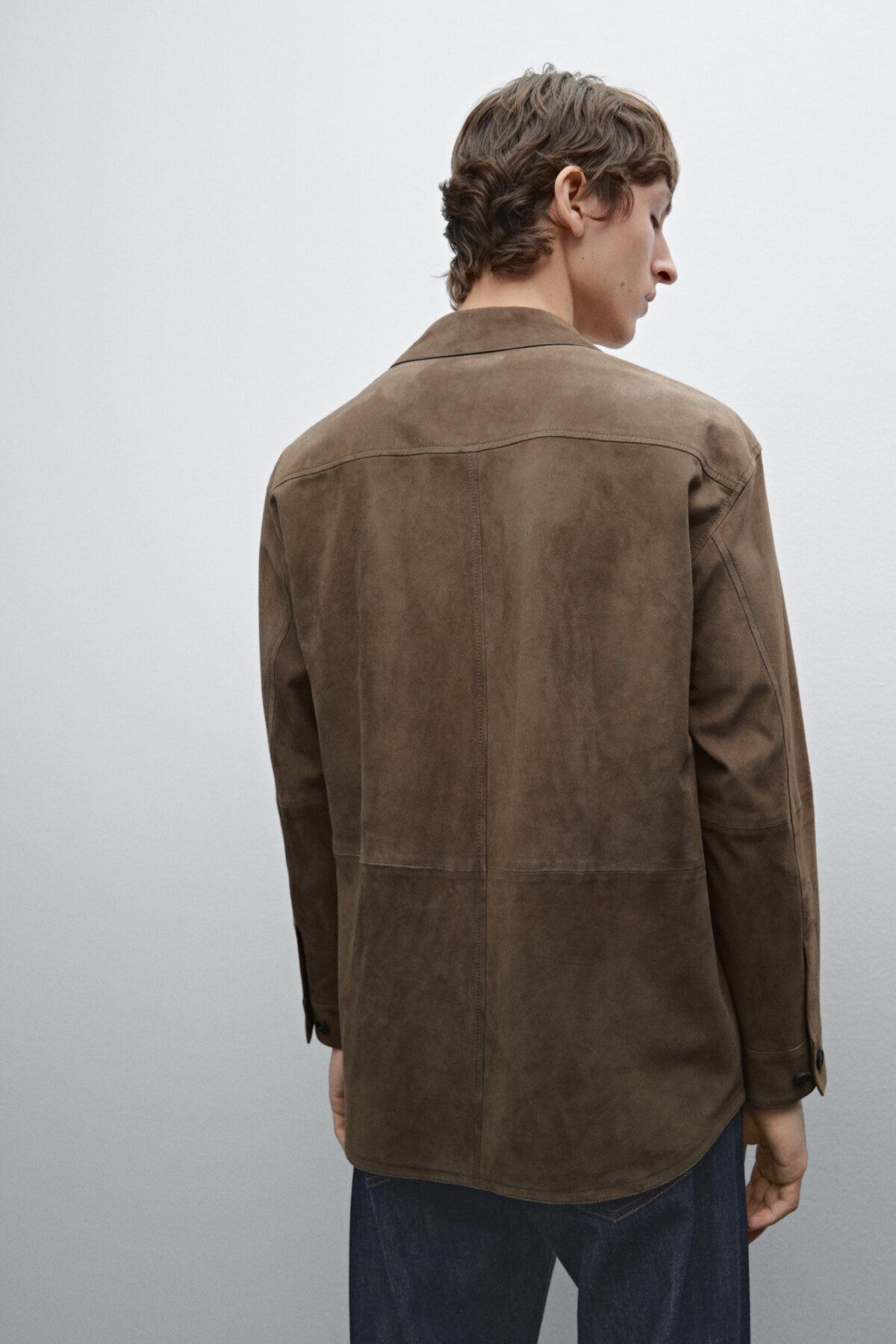 کت چند رنگ مردانه جیب پستان نازک اورجینال Massimo Dutti