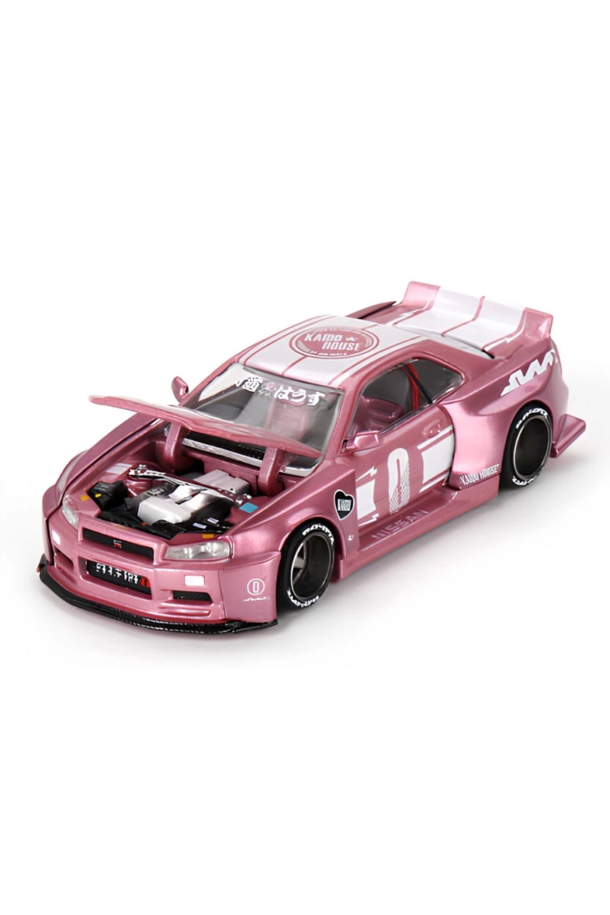 EGATOPTAN Nessiworld Mini GT 1/64 Nissan Skyline GT-R (R34) KAIDO RACING FACTORY V1