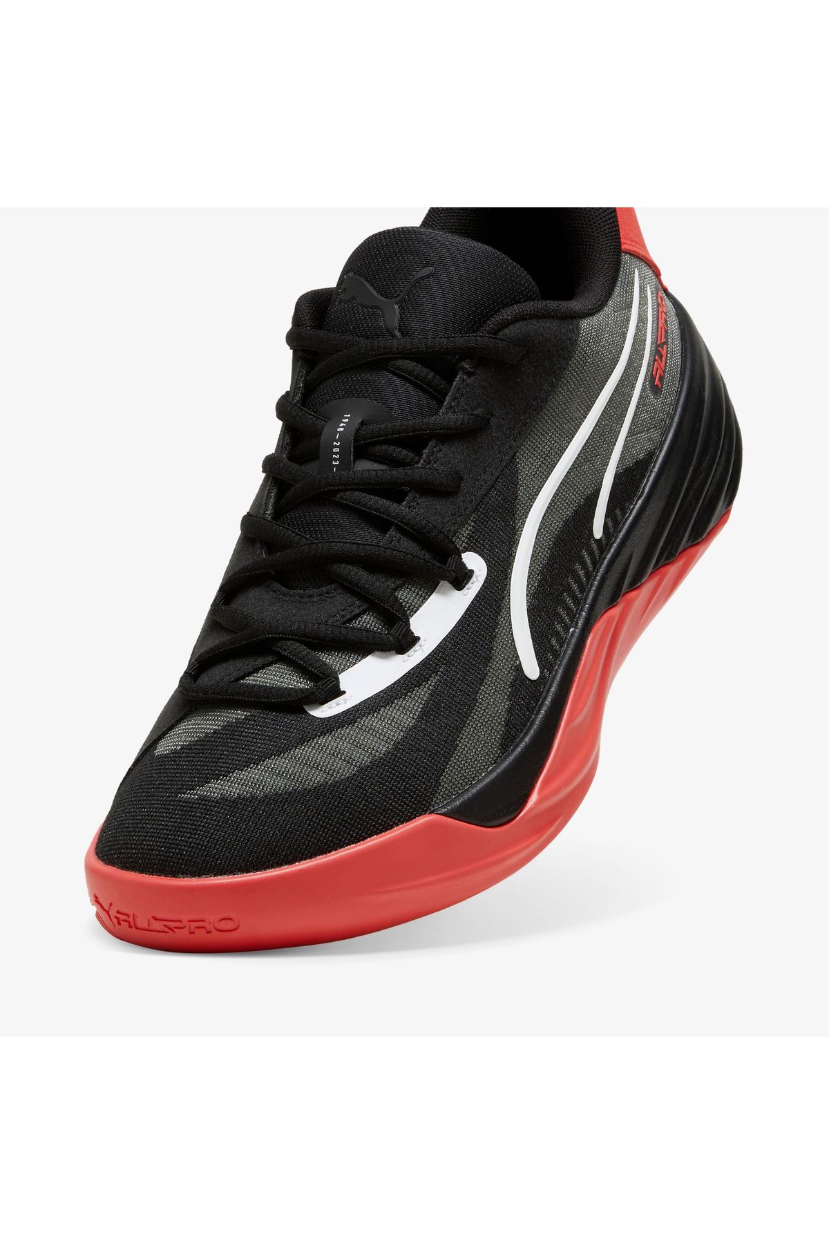 Puma-All-Pro Nitro Unisex Black Basketball Shoes 8