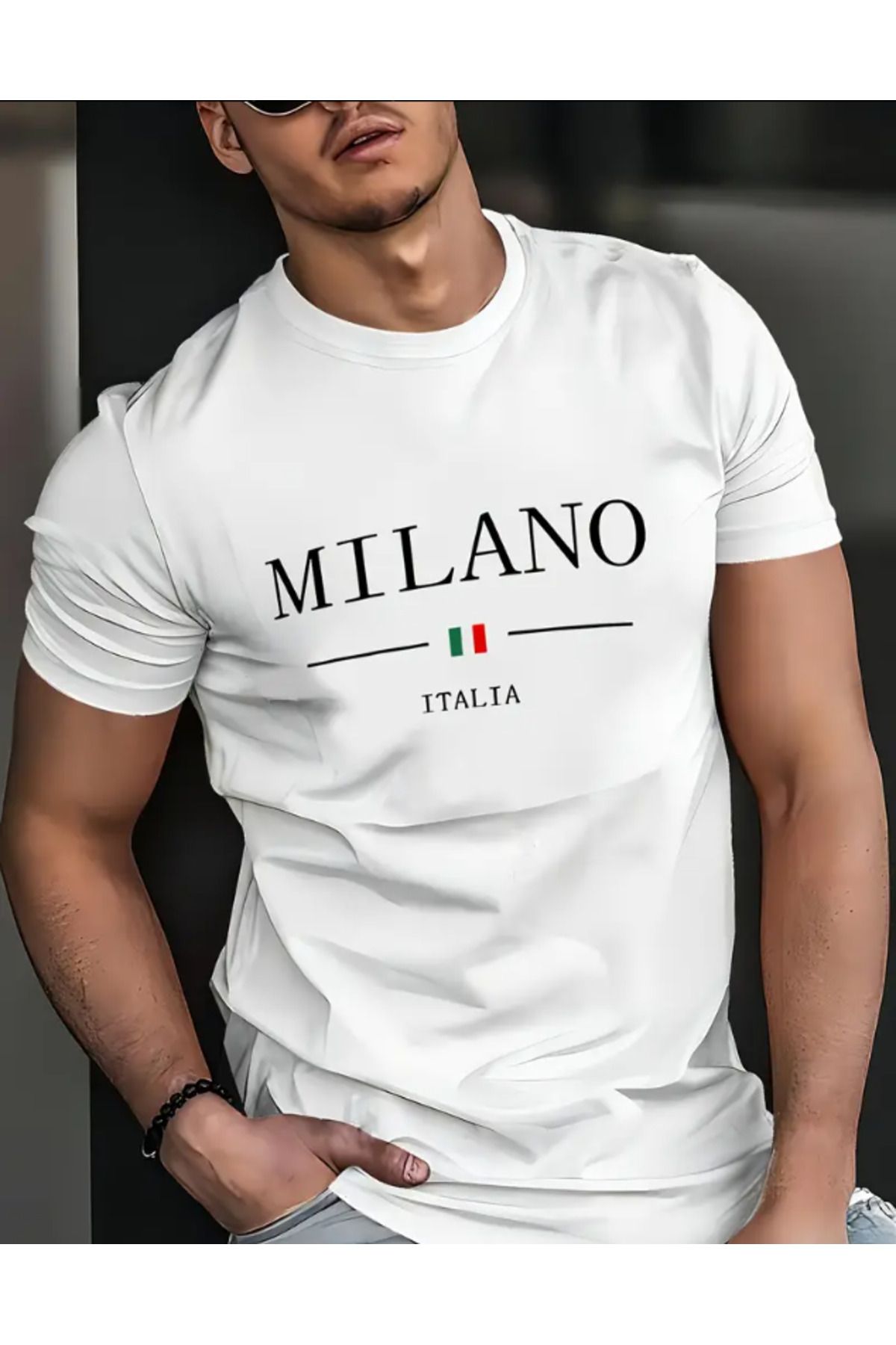 Marco Fresco Unisex Milano İtalıa T-Shirt