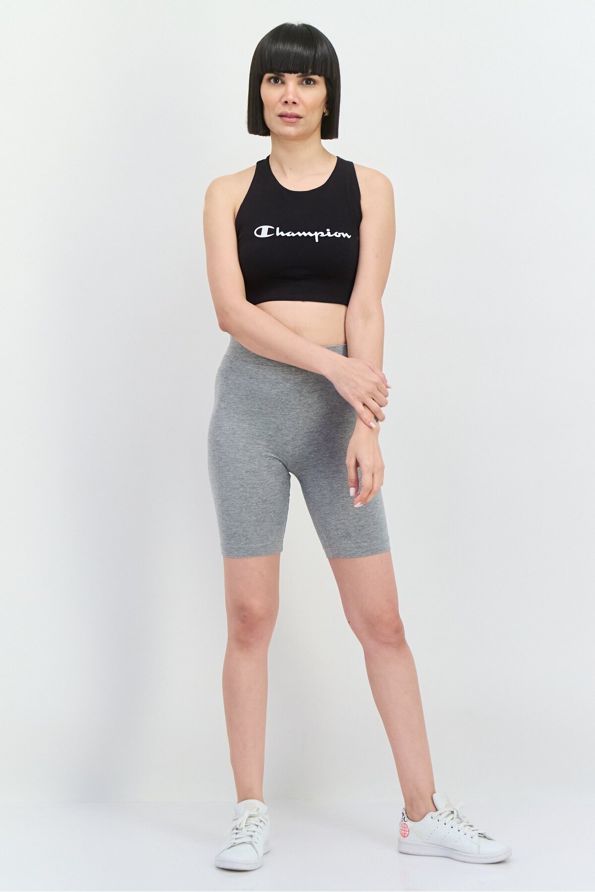Champion-Women Sportswear Fit Non Padded Training Sports Bra, Black 4