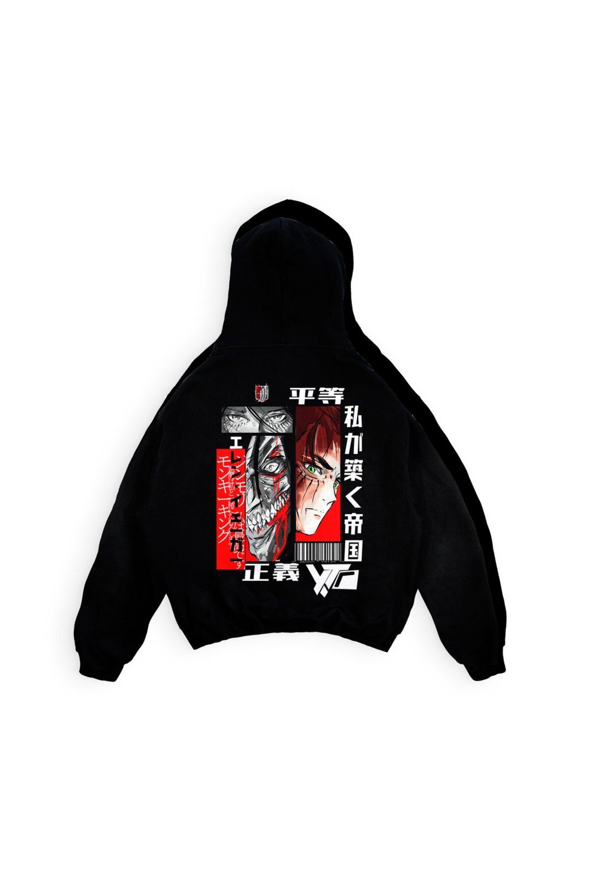 İNKER PRİNT CENTER Attack on Titan Eren & Titan | Hoodie