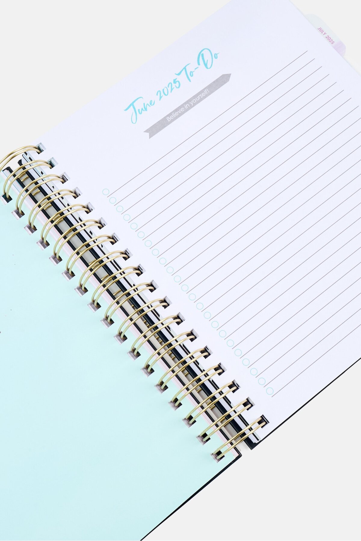 Votum-2025 Monthly And Weekly Planner Spiral Notebooks, Black 3