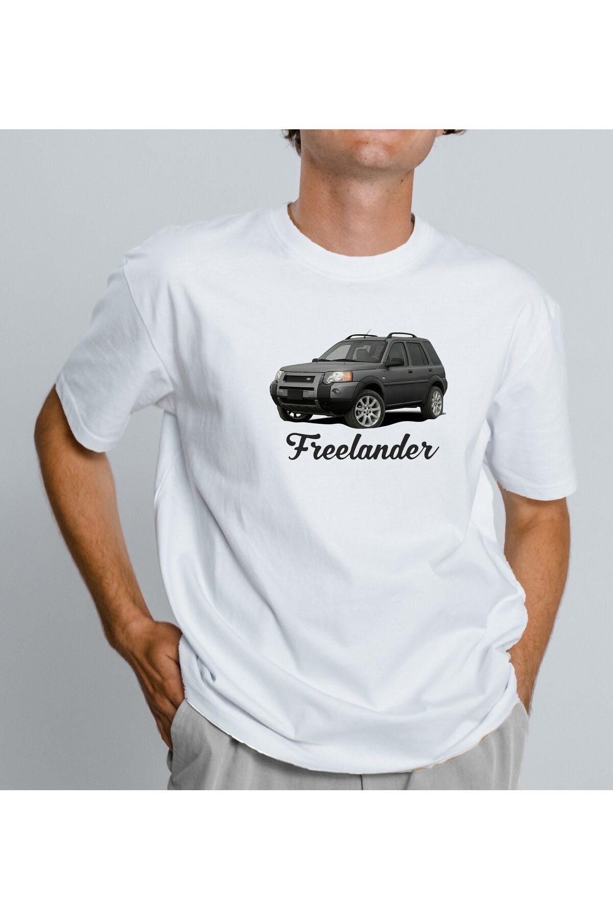 hodigo Land Rover Freelander Temalı Baskılı Unisex Tişört