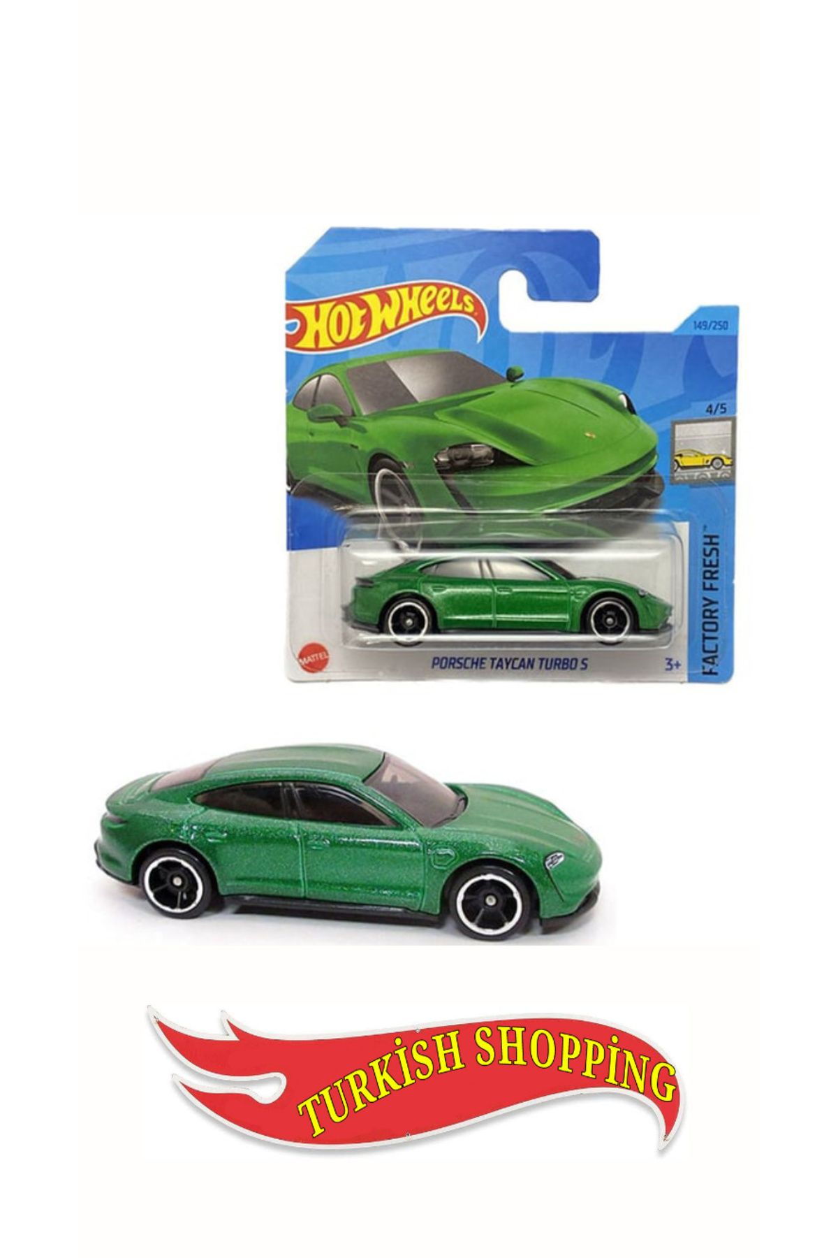 HOT WHEELS 1:64 ölçek porsche taycan turbo s