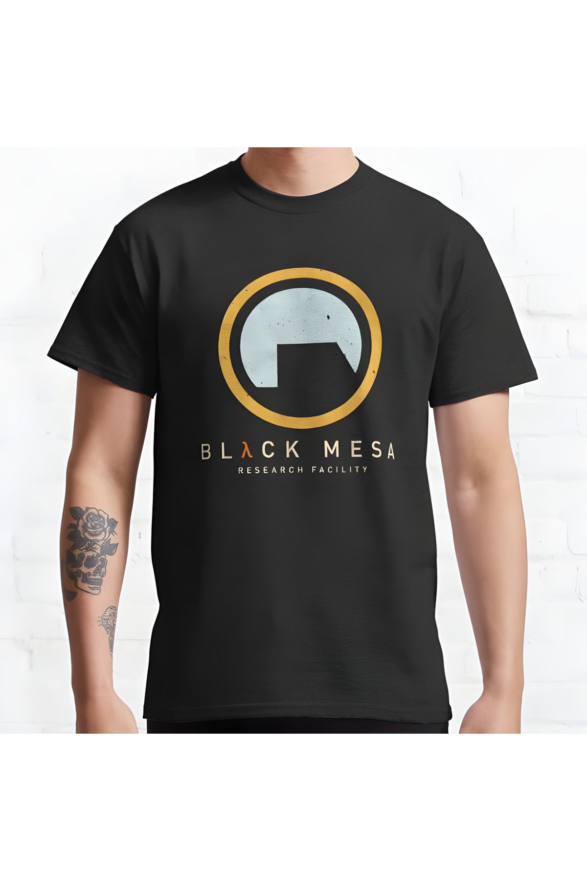 Everywear Black Mesa Regular Fit Tişört