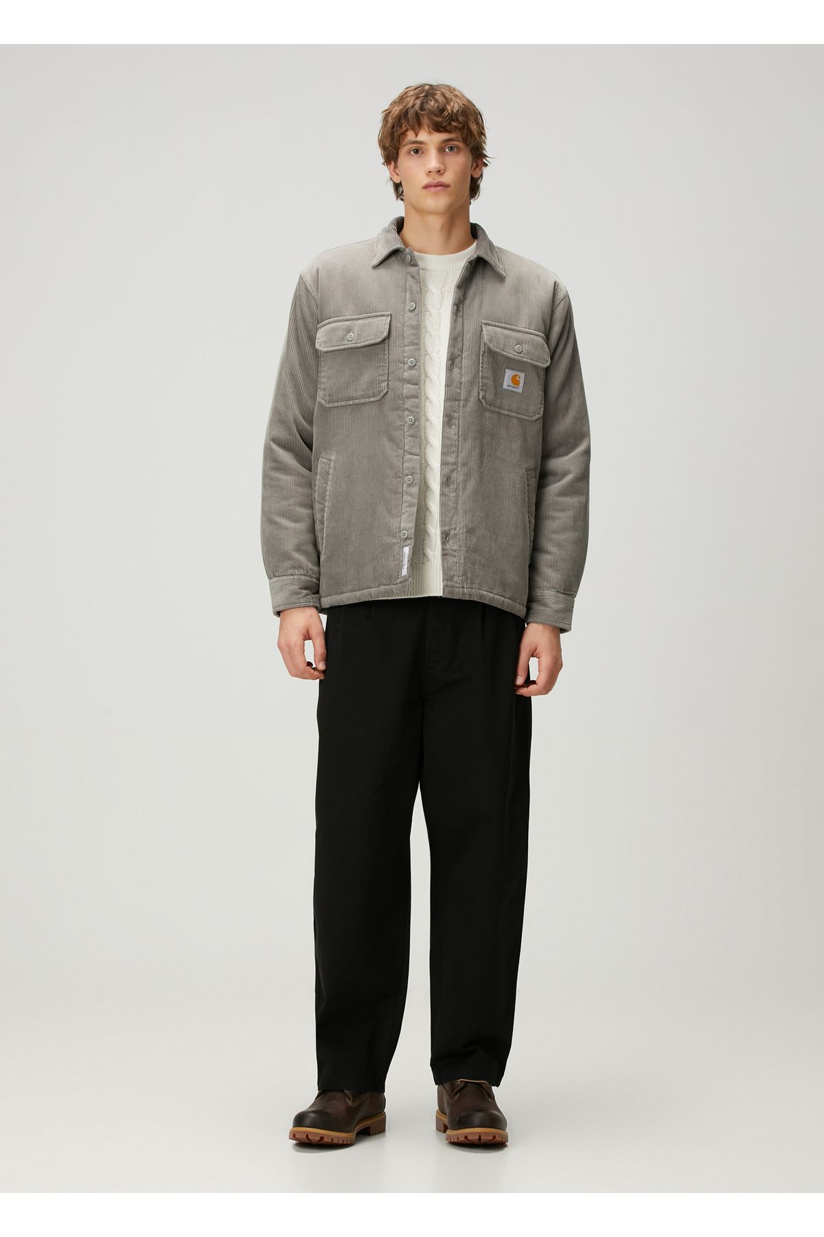 Carhartt WIP-Black Double Pleated Pants Size: 30 1