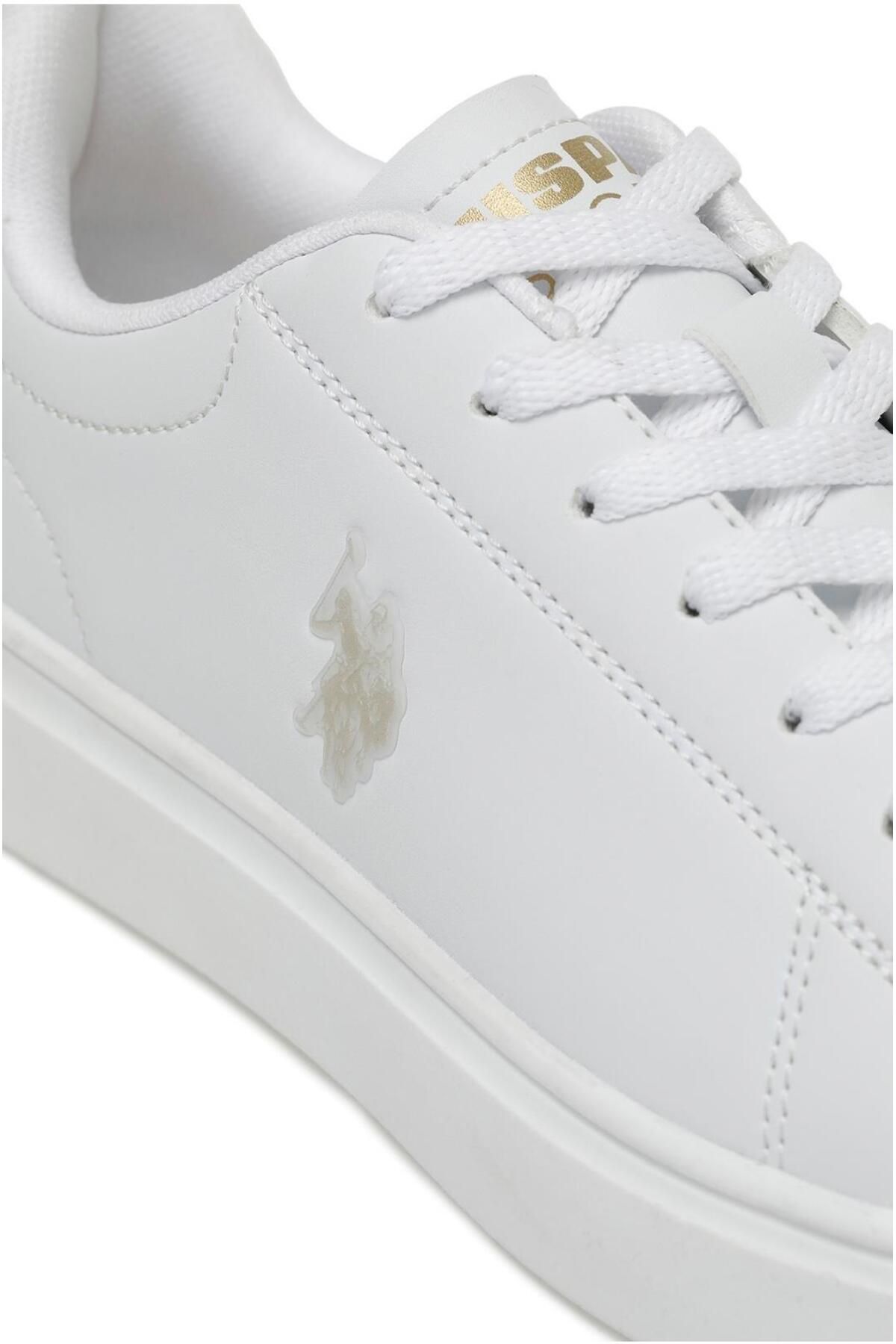 اسنیکر سفید زنانه کفش ورزشی روزانه بلند U.S.Polo Assn Lini U.S. Polo Assn.