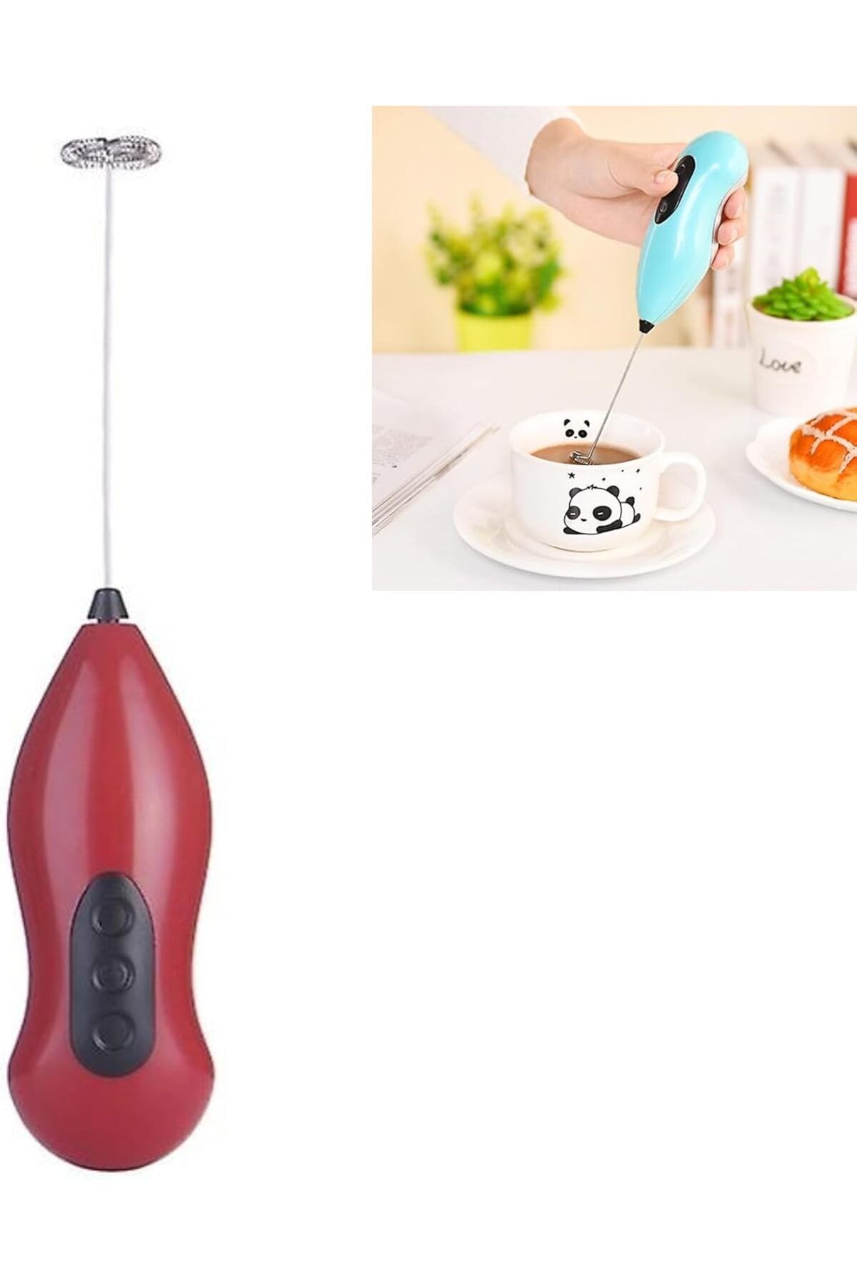 STOREMAX srhtDS Süt Köpürtücü – Cappuccino ve Latte için Kahve Köpürtücü ve Köpük Yapıcı Çı