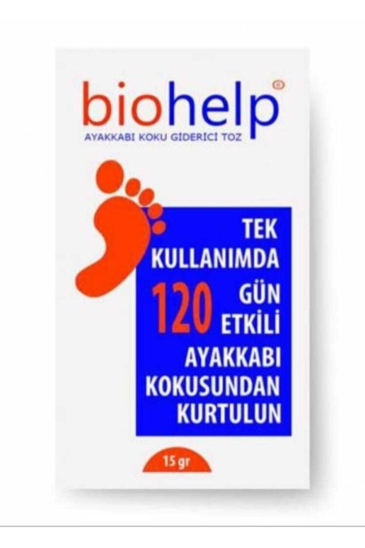 BİOHELP 4'lü Ayakkabı Koku Giderici Önleyici Toz 120 Gün Etkili