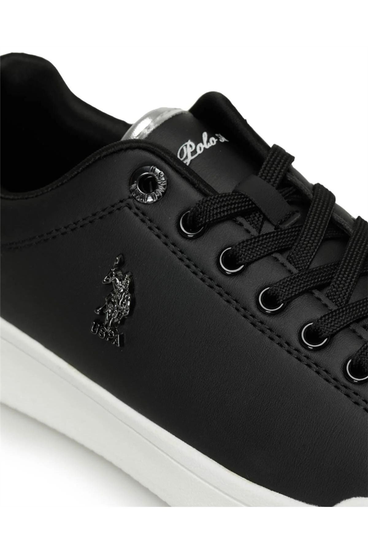 اسنیکر مشکی زنانه پایه. چوگان Assn. کفش ورزشی PELO 4FX سیاه U.S. Polo Assn.