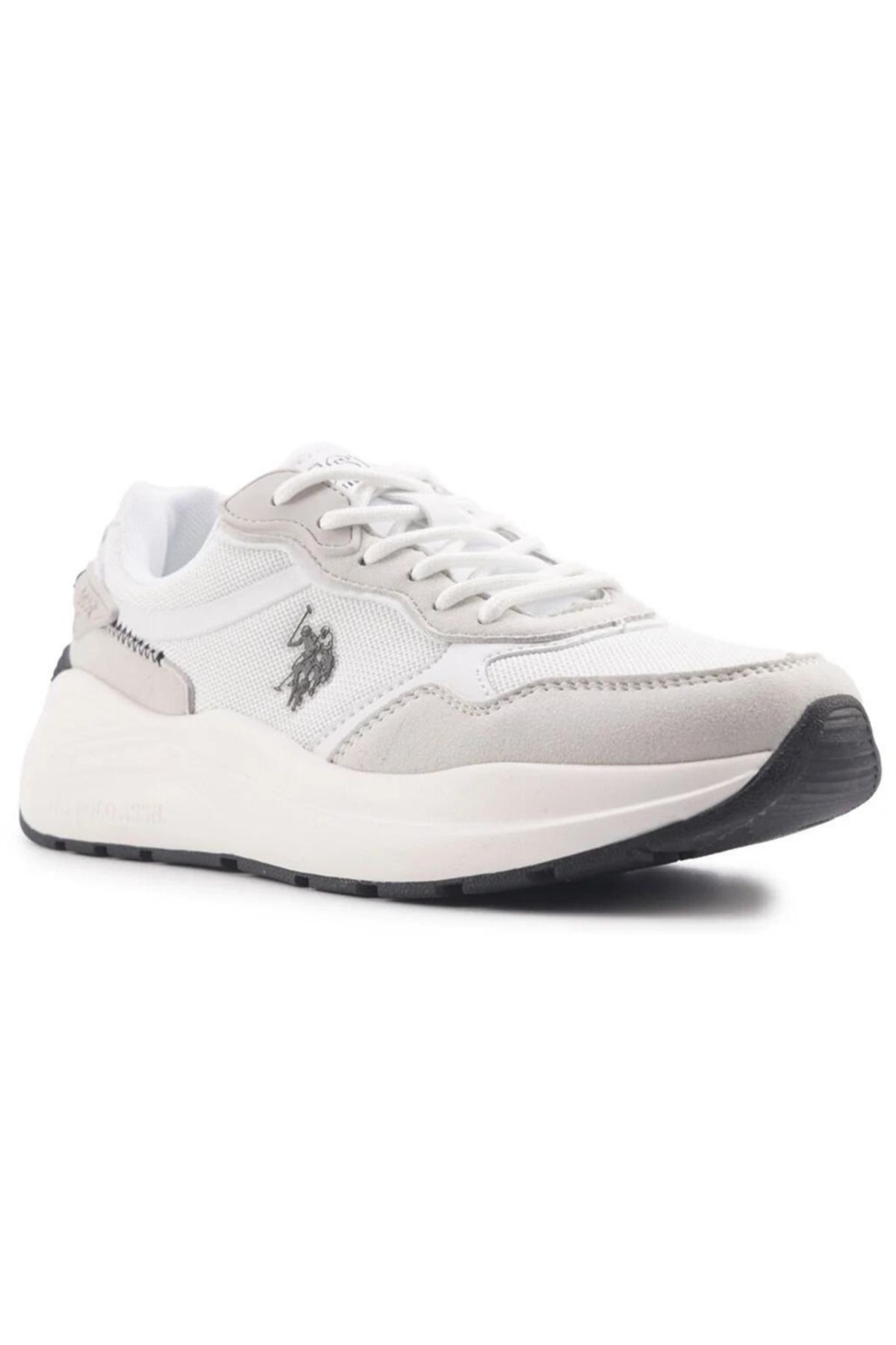کفش پیاده روی سفید زنانه پایه. چوگان Assn. IMOJ 4FX 36 40 ورزشی روزانه U.S. Polo Assn.