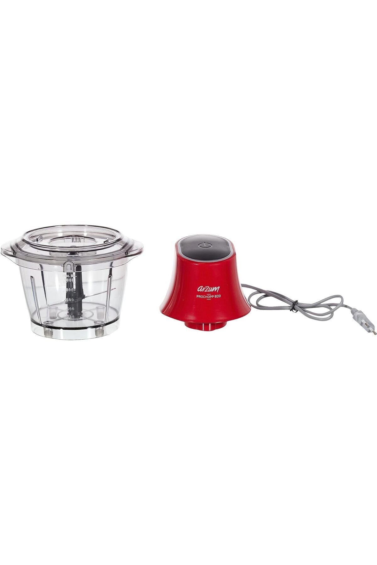 MCreative AR1035 Doğrayıcı, 600 W, 1 L Hazne, Kırmızı