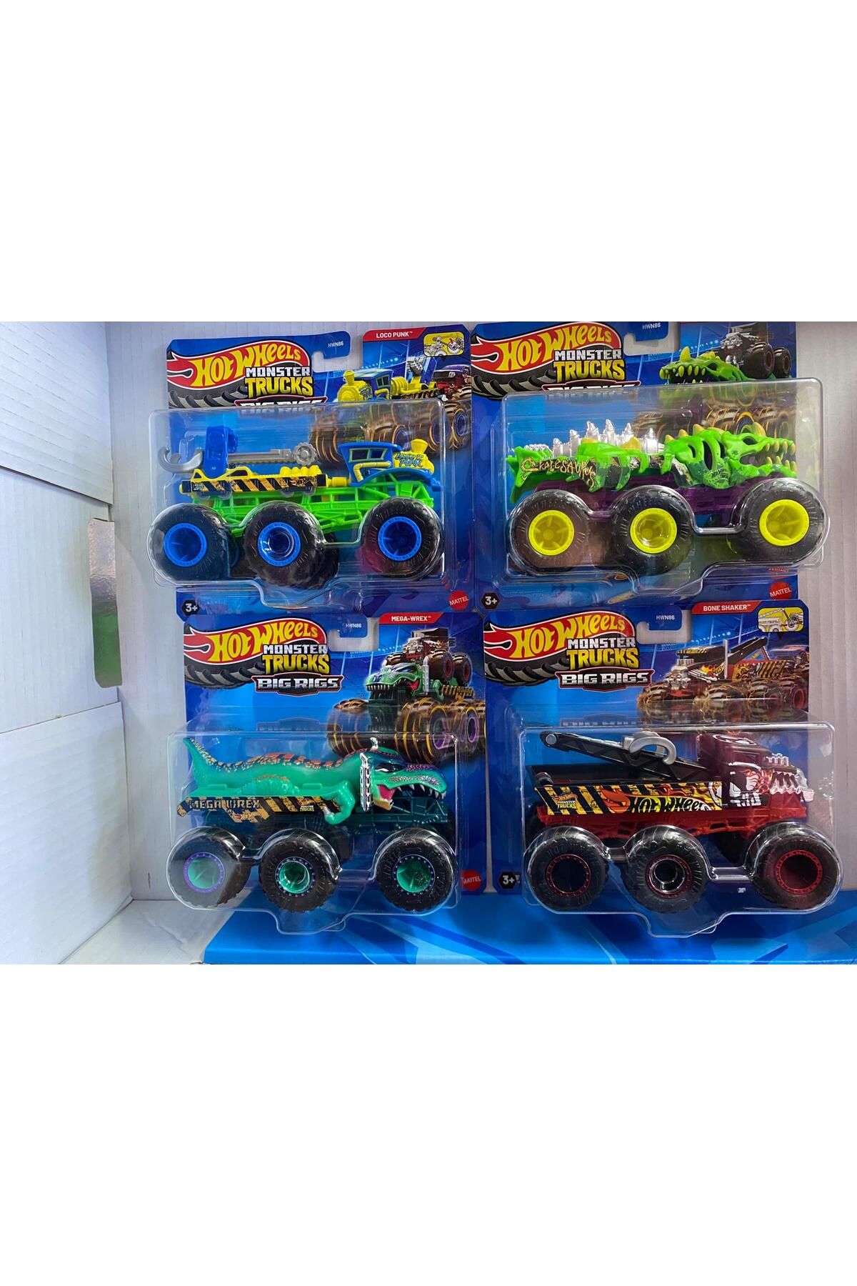 HOT WHEELS MONSTER TRUCKS BİG RIGS 1.64