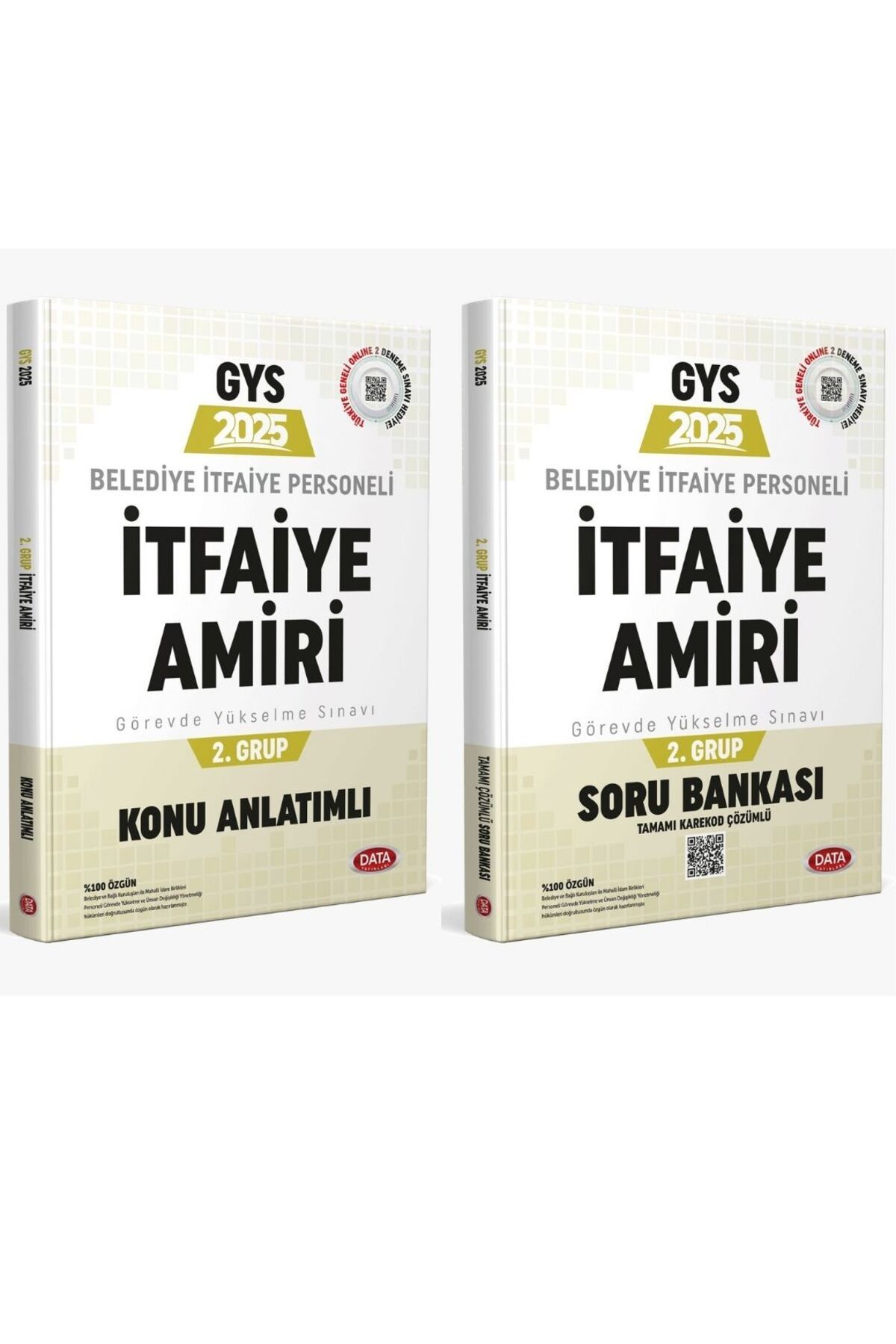 Data Yayınları Data 2025 Gys Belediye Itfaiye Amiri 2. Grup Konu Soru 2 Li Set Görevde Yükselme