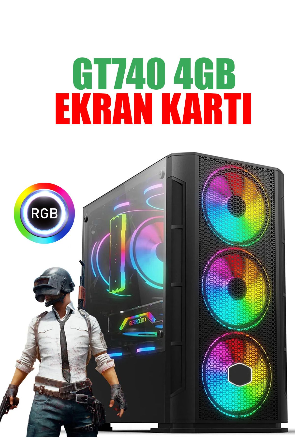 Dmc N265 (GTA 5) İ5 4460 (4.Nesil) 16gb Ram,256gb Ssd,Gt740 4gb,Oyuncu Masaüstü Bilgisayarı