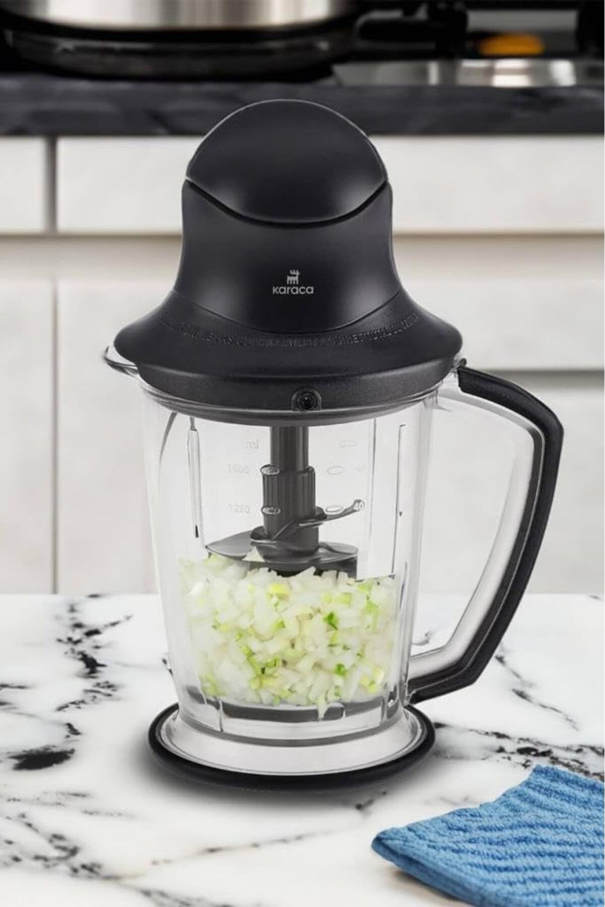 MCreative Multi XXL Doğrayıcı 1000 W, Shiny Black