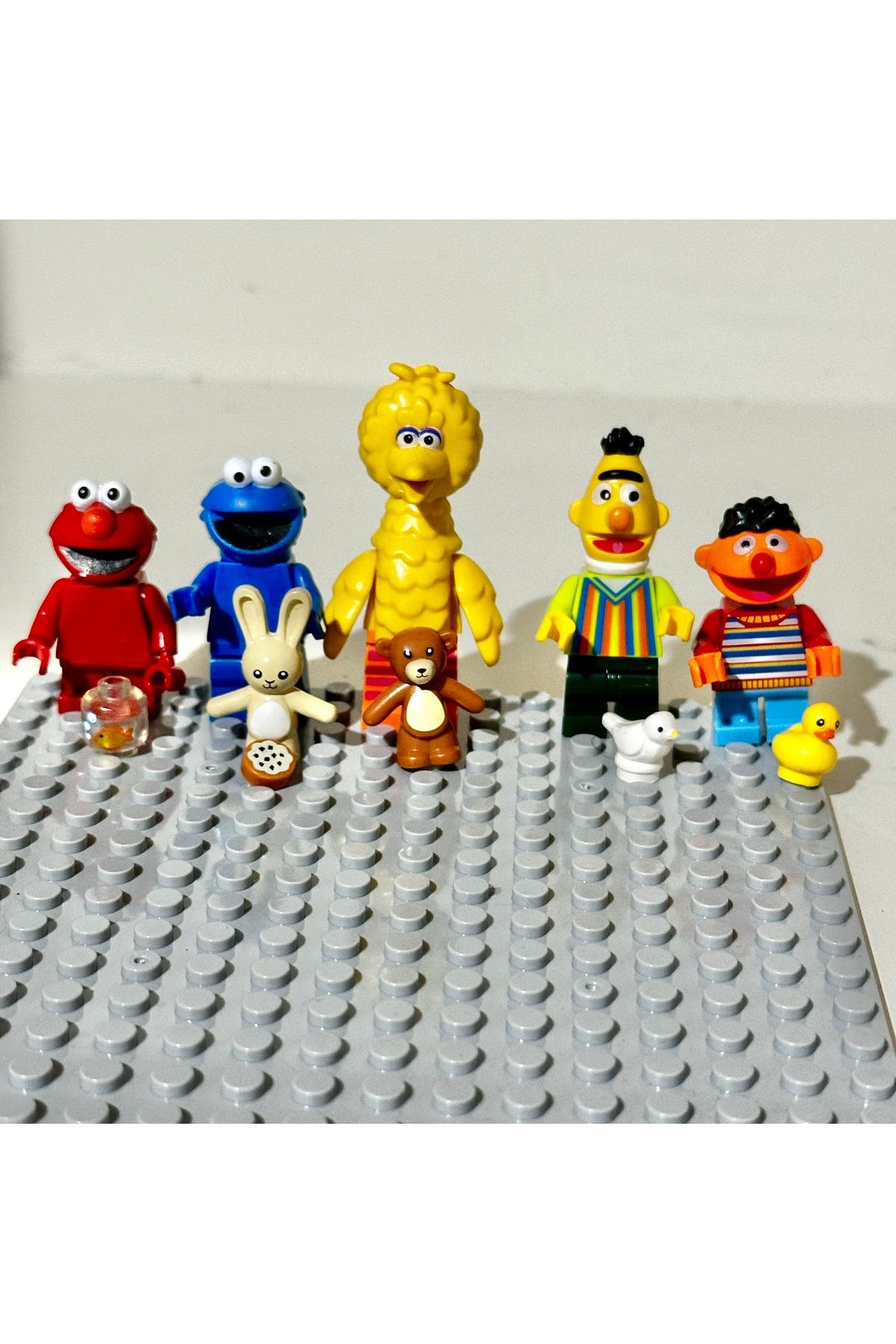 marimari-Set of 5 Sesame Street Characters Compatible Mini Figures 4