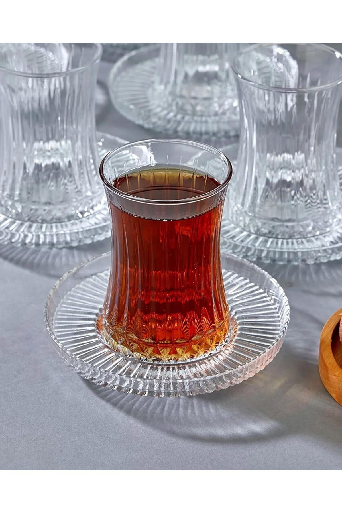 STOREMAX nffastore Elysia Çay Bardağı Takımı Riva Çay Tabağı 12 Parça Set Star Collectionbuy 1051353