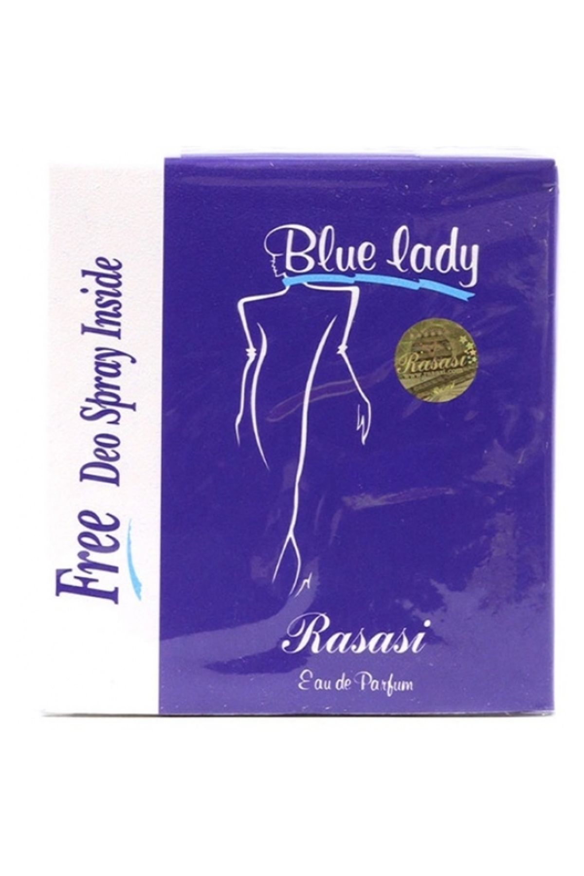 Rasasi-Blue Lady Edp + Free Deo Spray 40, 50Ml 3