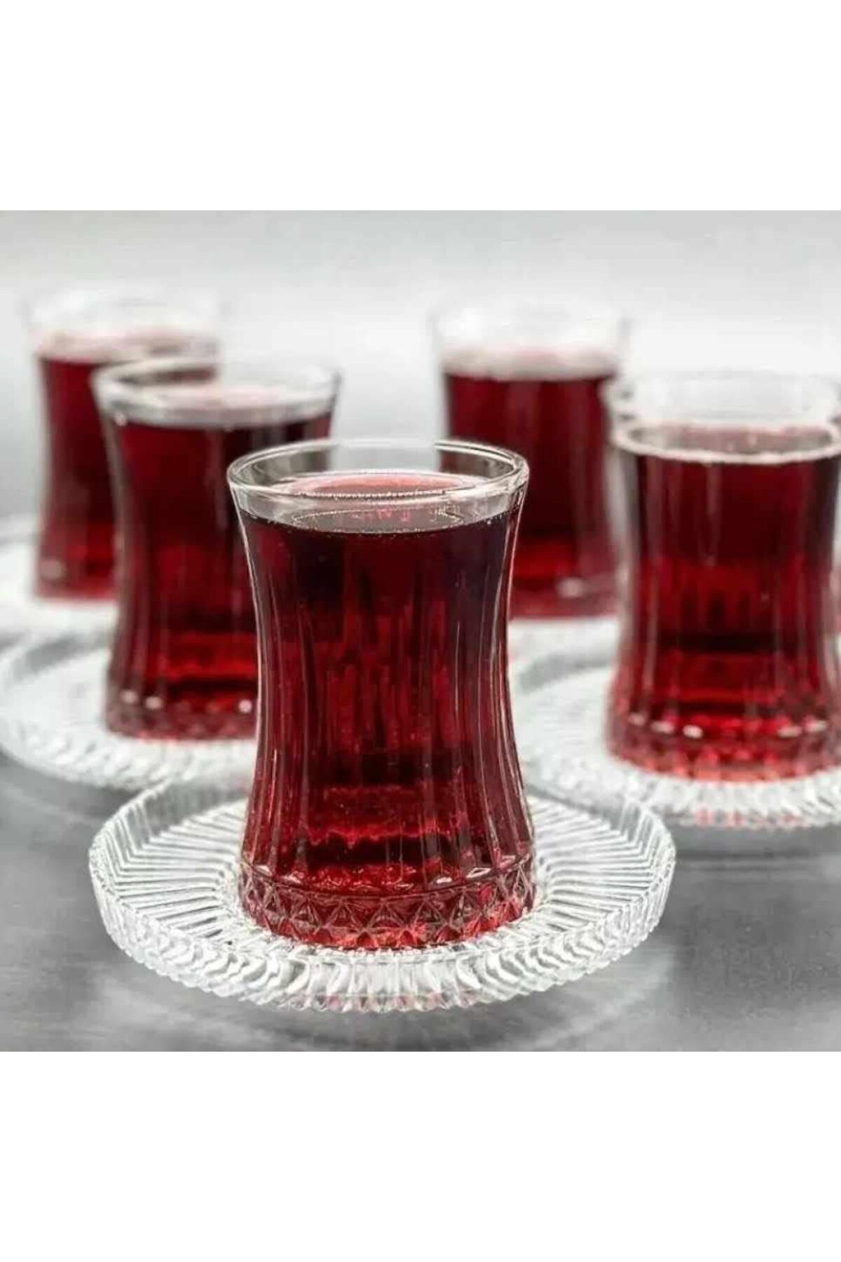 STOREMAX lbstorex Paşabahçe Elysia Çay Takımı Seti 12 Parça Set Rinana Çay Tabağı 42901, Pasabahce,