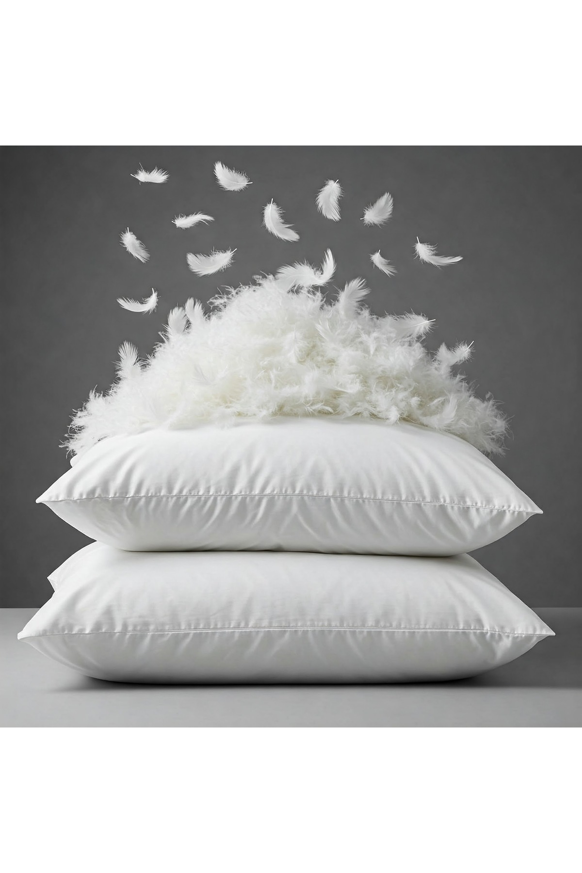 UYKUPEREST-Set de 2 perne premium din puf de gâscă - țesătură 100% bumbac, de lungă durată și confortabilă (1000 grame) 3