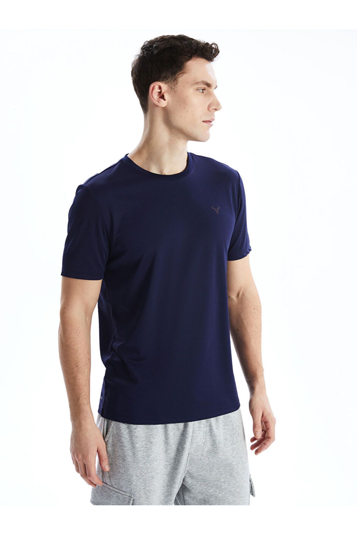 LC Waikiki Yeni Sezon Bisiklet Yaka Kisa Kollu Erkek Spor Tisort - S56597Z8
