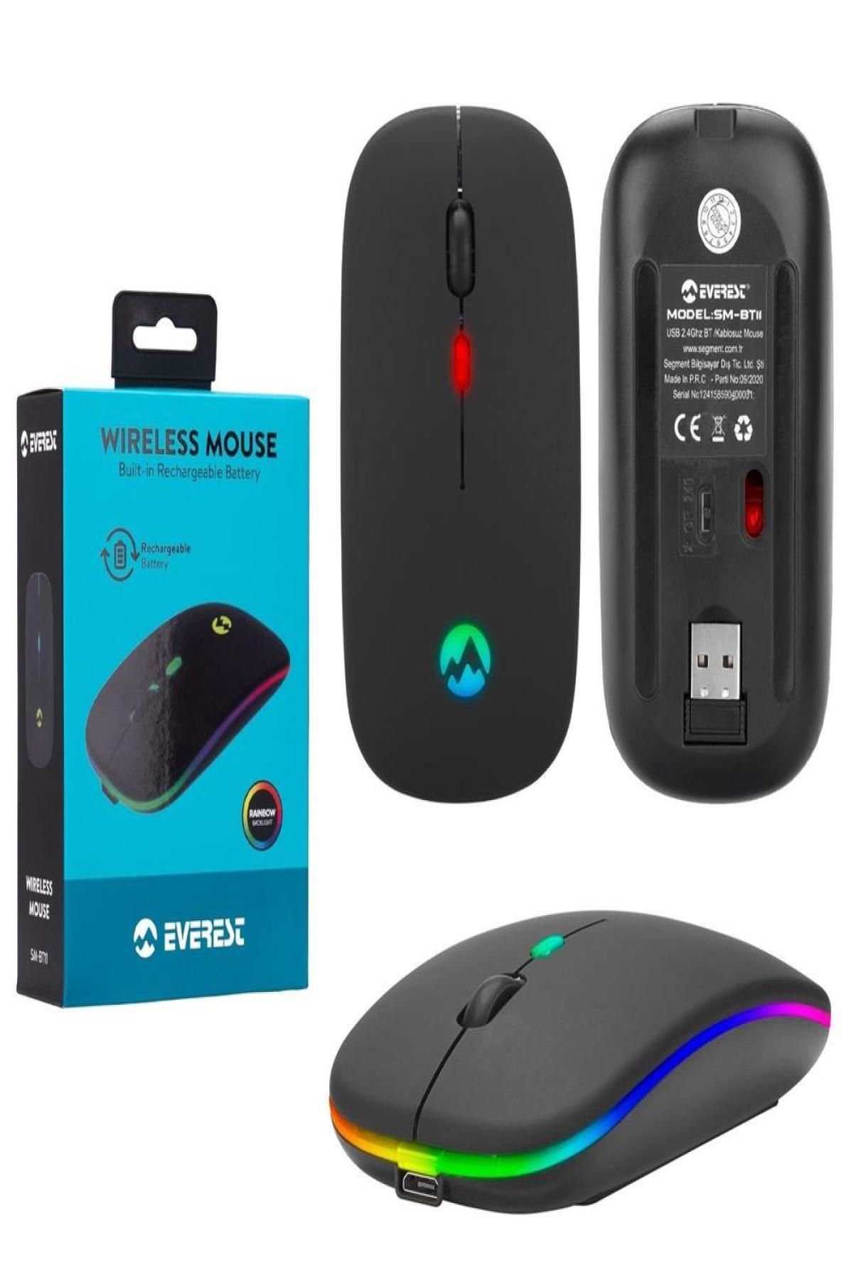 pazarella Sm Bt11 Şarj Edilebilir Kablosuz Mouse