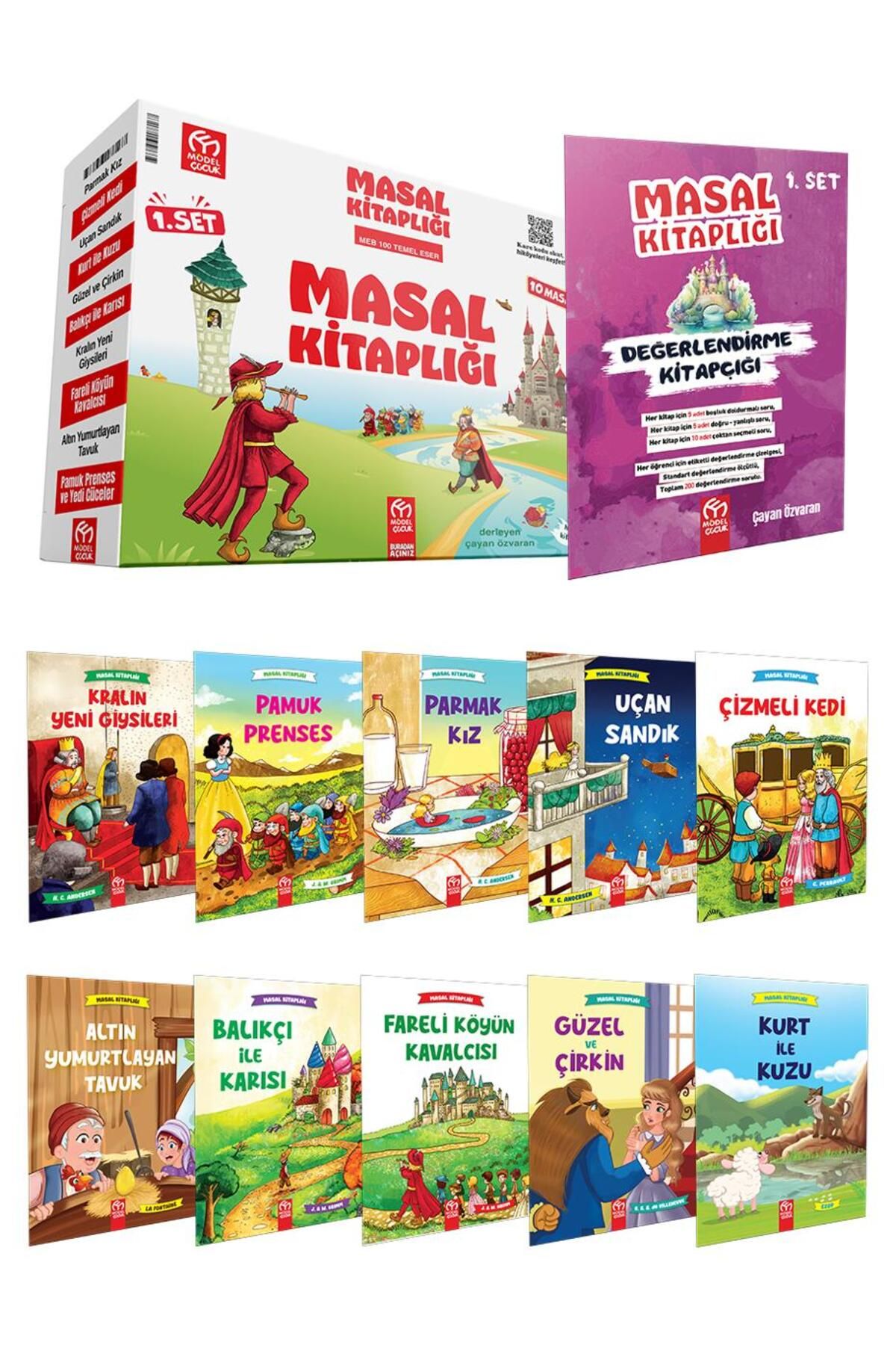 Model Eğitim Yayınları Masal Kitaplığı 1.Set (10 Masal)