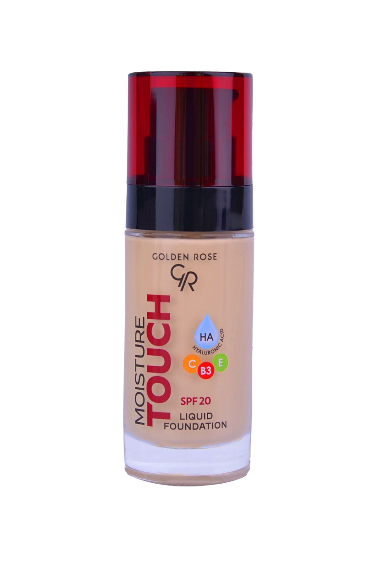 کرم پودر مرطوب کننده مویسچر تاچ شماره: 101 - کرم پودر مرطوب کننده هیالورونیک اسید SPF 20 - 30 میلی لیتر — سفید P-MLF — تصویر 4 از 6