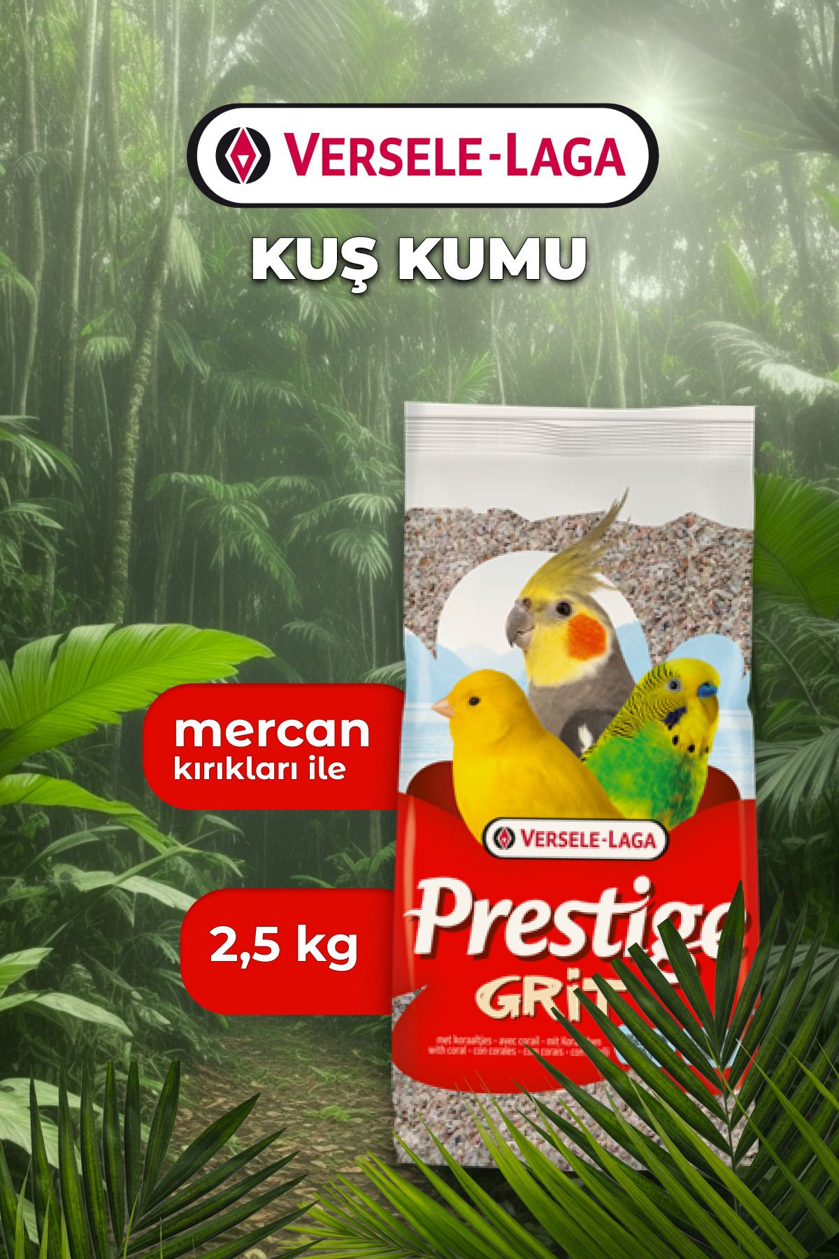 Versele Laga Prestige Grit With Coral Kuş Kumu 2.5 Kg