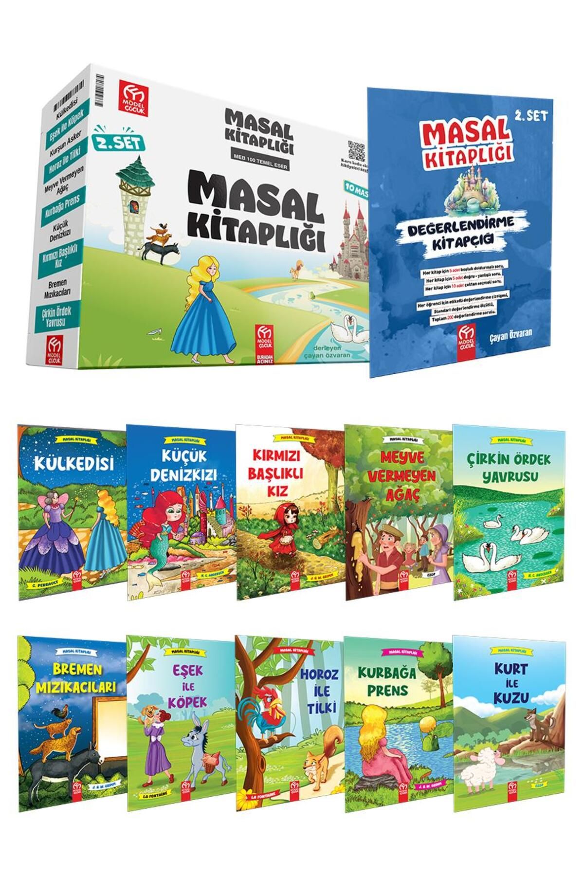 Model Eğitim Yayınları Masal Kitaplığı 2.Set (10 Masal)