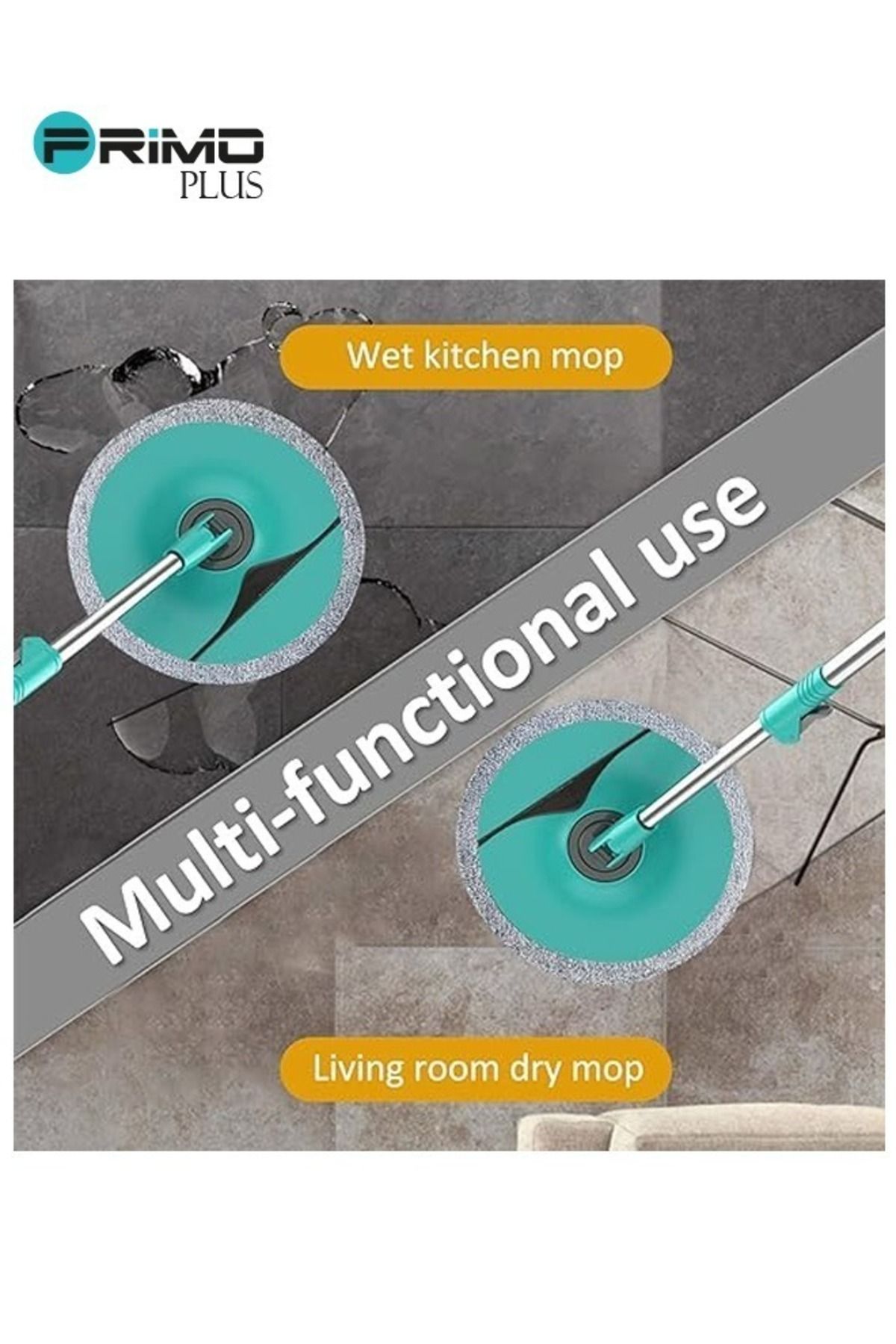 Primo Plus-A wonderful rotating mop and bucket set with a circular shape for easy cleaning 7