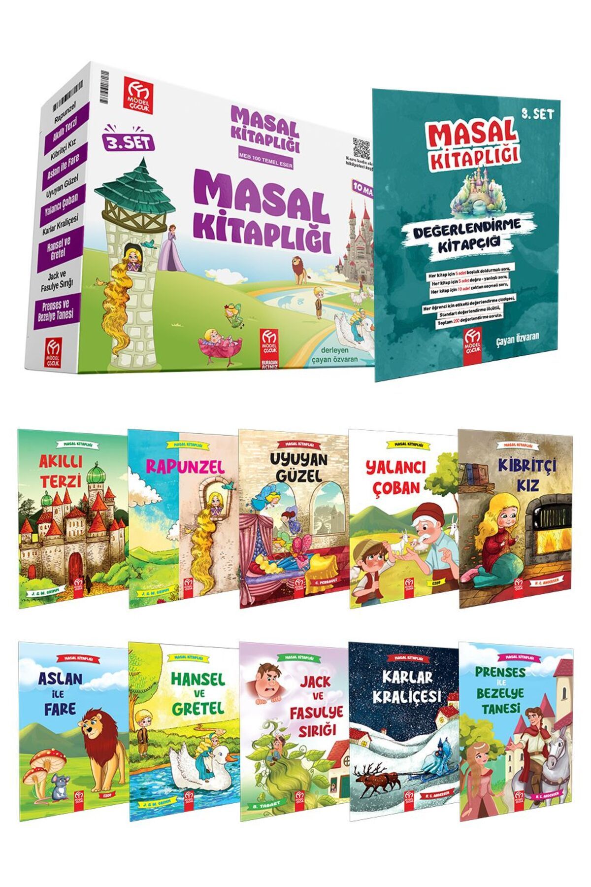 Model Eğitim Yayınları Masal Kitaplığı 3.Set (10 Masal)