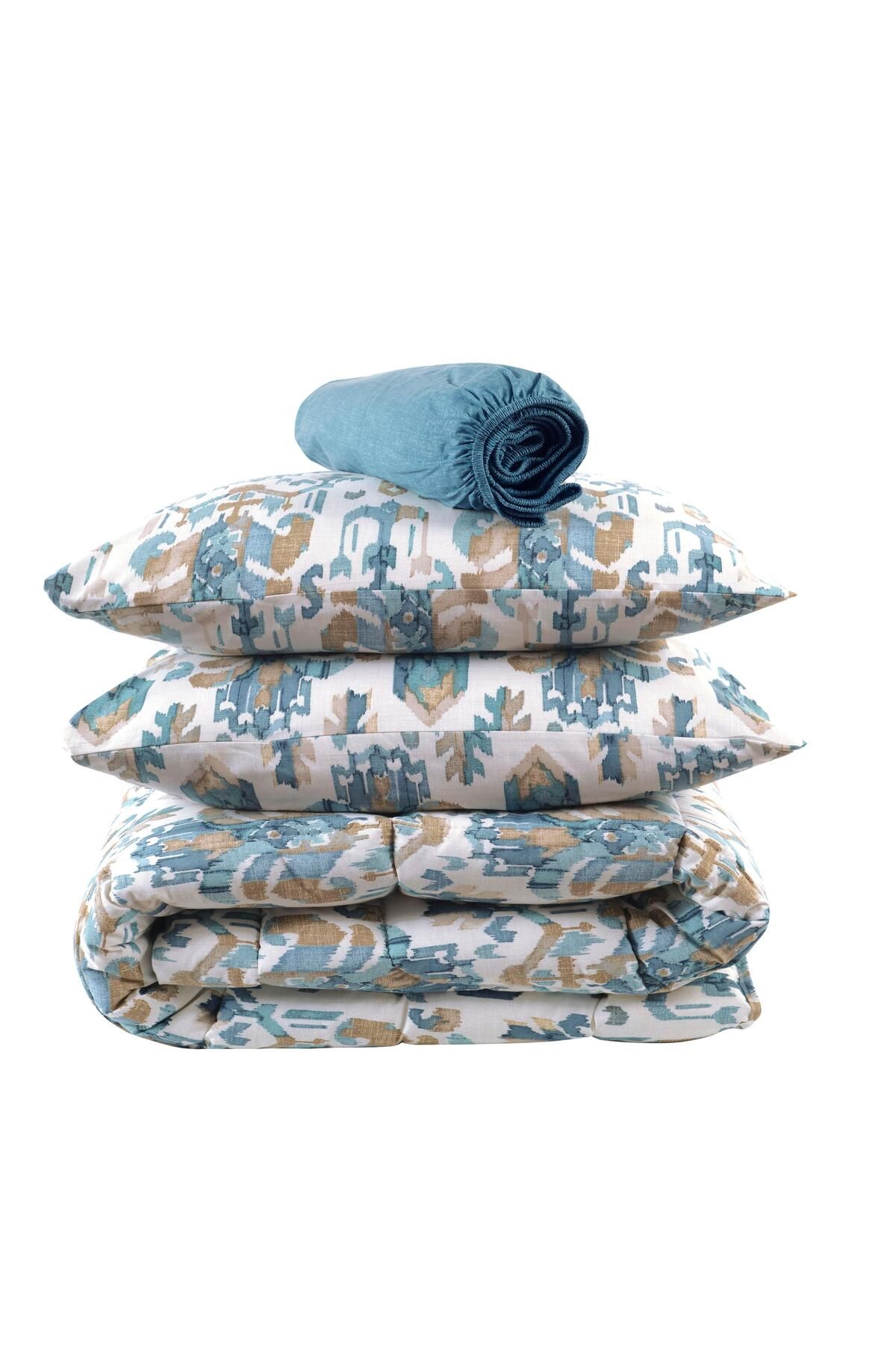 Apricitas HOME-Kb Double Sleeping Set Edna Indigo - Sleeping Set 2