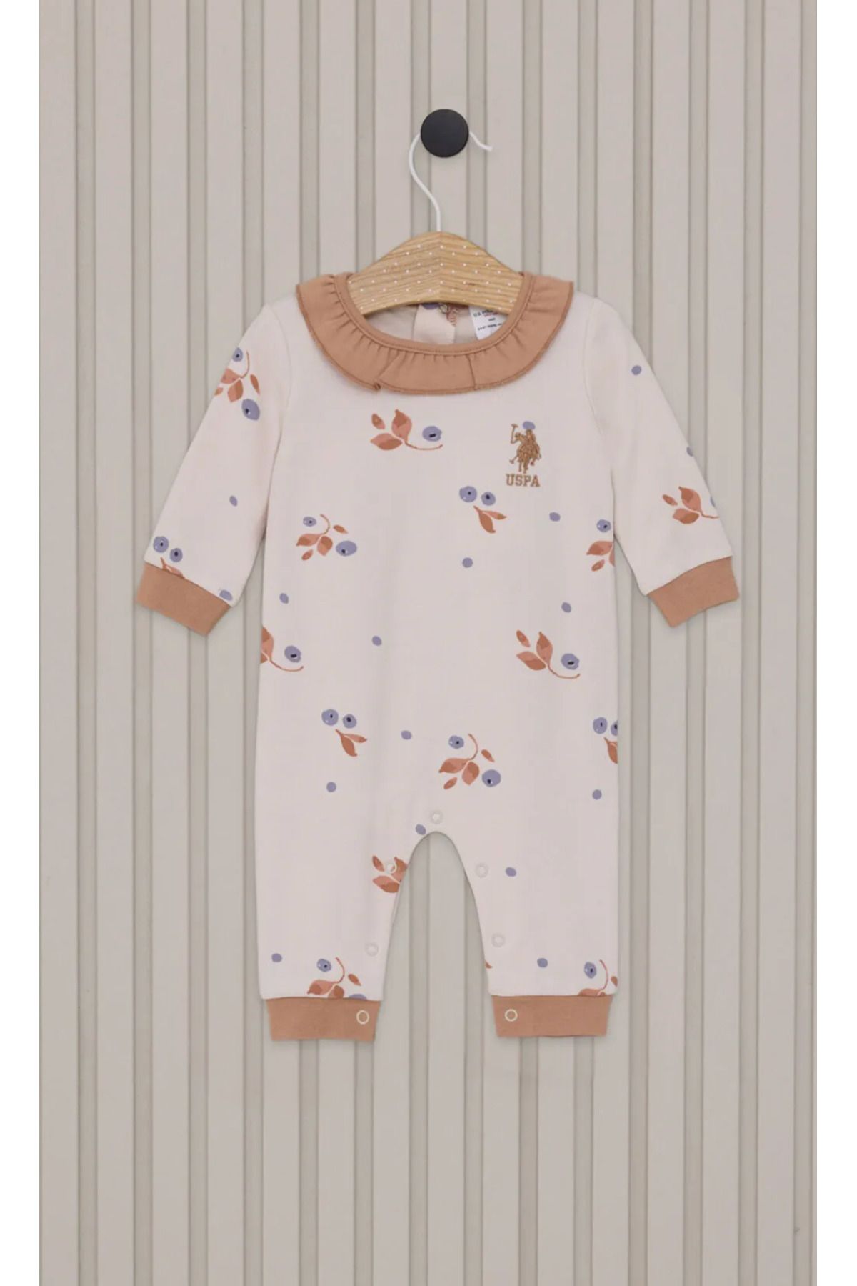 U.S. Polo Assn.-Baby Girl, Licensed, Uspa, Bottom Snap Jumpsuit 1