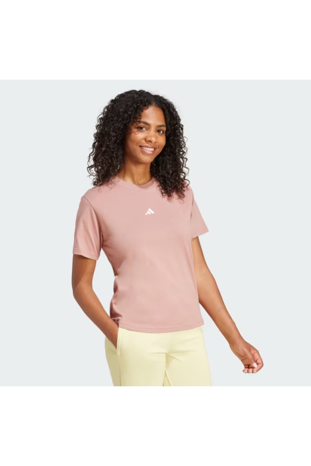adidas-Essentials Small Logo Cotton T-Shirt 3