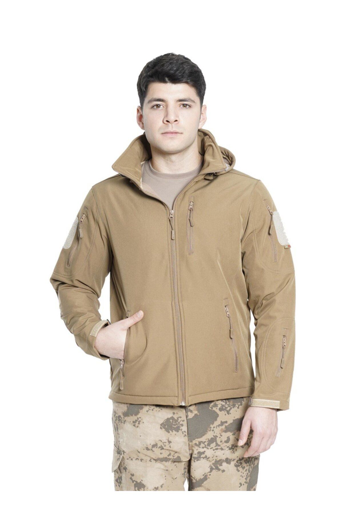 Butik Vogel Tactical Softshell Bej Yağmur Geçirmez Mont 5.11