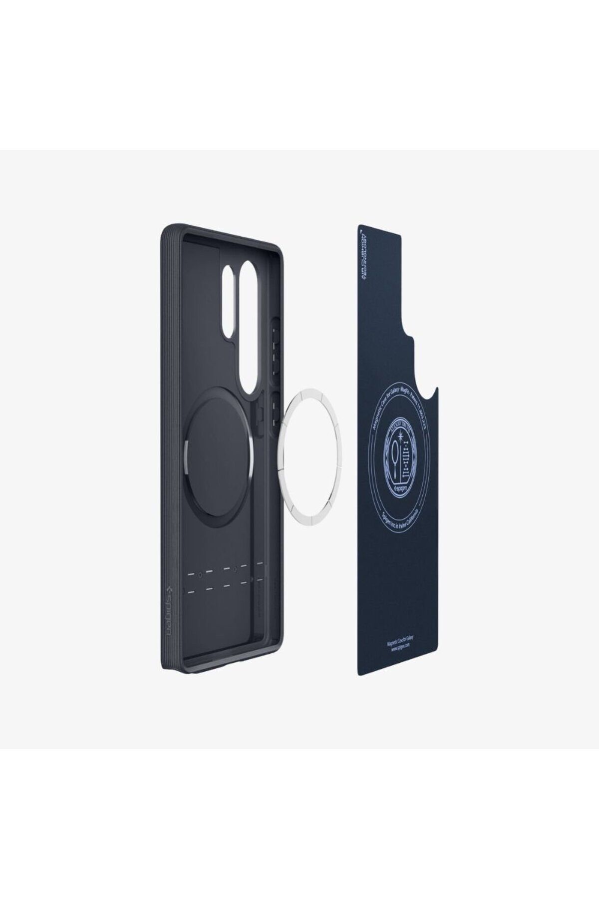 Spigen-Spigen Parallax MagFit for Samsung Galaxy S25 ULTRA case [MagSafe compatible] - Navy Violet 3
