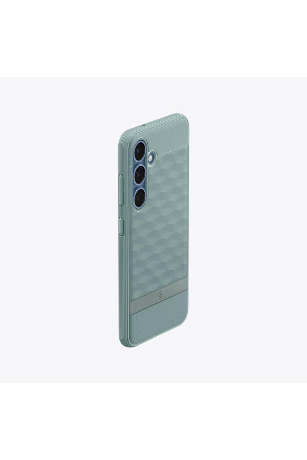 Spigen-Spigen Parallax MagFit for Samsung Galaxy S25 case [MagSafe compatible] - Sage Green 7