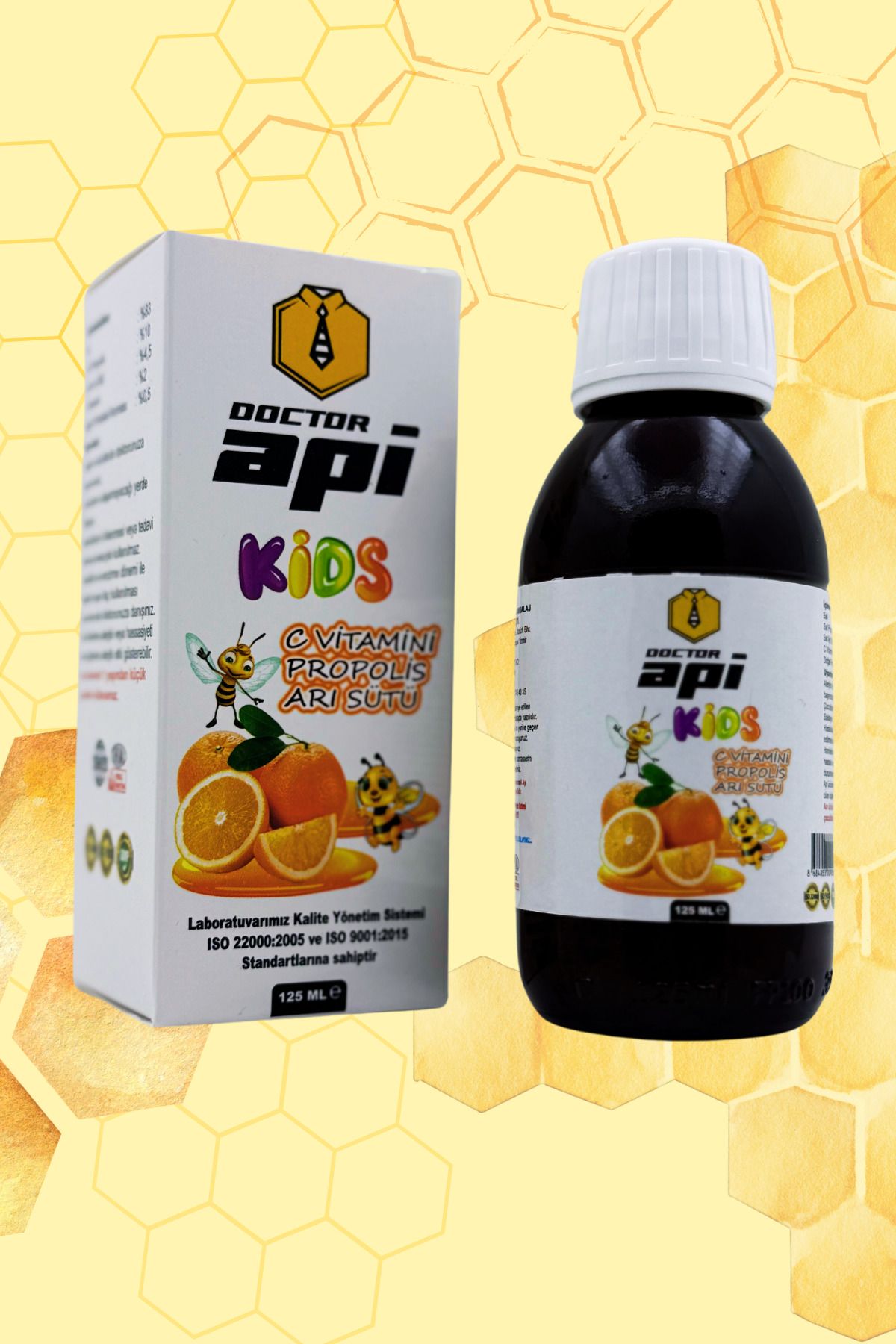 DOCTOR APİ Api̇ Kids (c Vi̇tami̇ni̇ + Propoli̇s + Ari Sütü) 125 Ml.