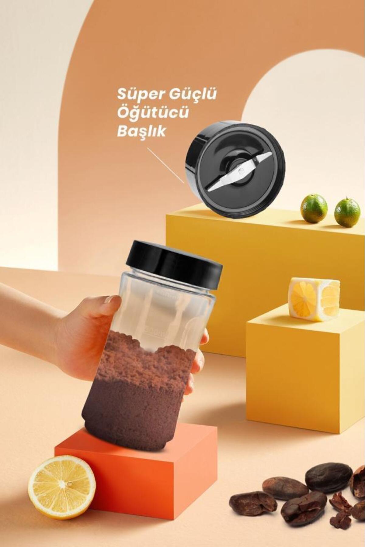 GOLDMASTER-Mixgrind 2in1 - Smoothie Blender and Coffee Spice Grinder with Stainless Steel Blade 2