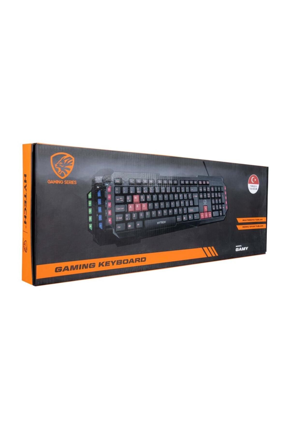 Afila AFİLA HKM-58 GAMY PLUS Kırmızı Tuşlu Q Gaming Klavye